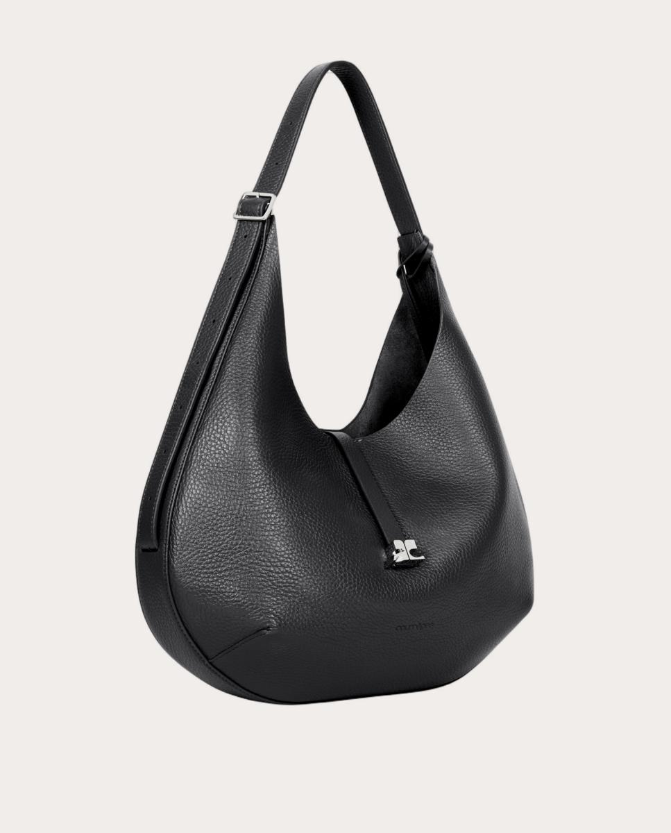 Imagen 2 de Bolso Hobo de piel - Negro Negro