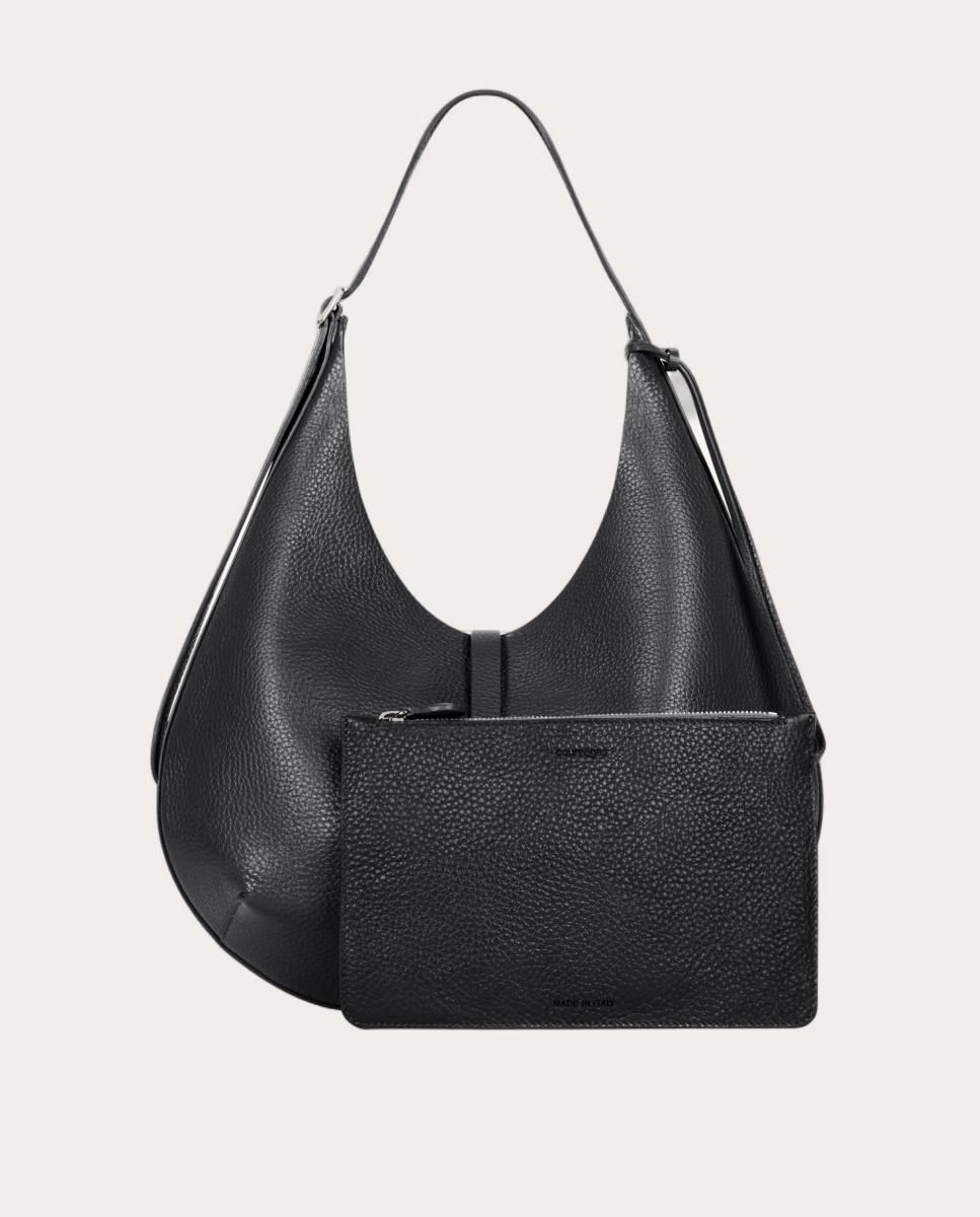 Imagen 4 de Bolso Hobo de piel - Negro Negro