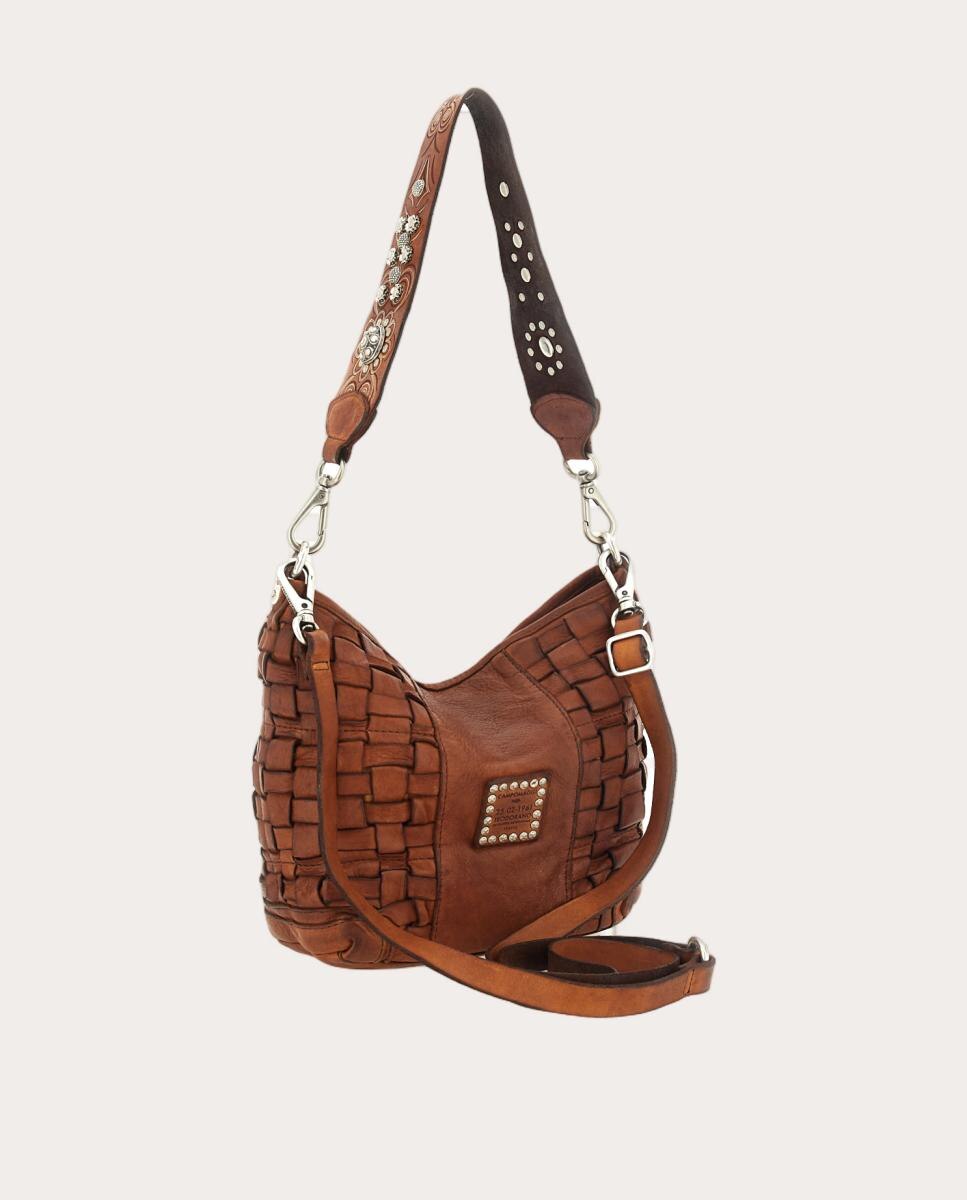 Bolso de hombro Beth Edera de piel - Marrón claro Marrón claro-3