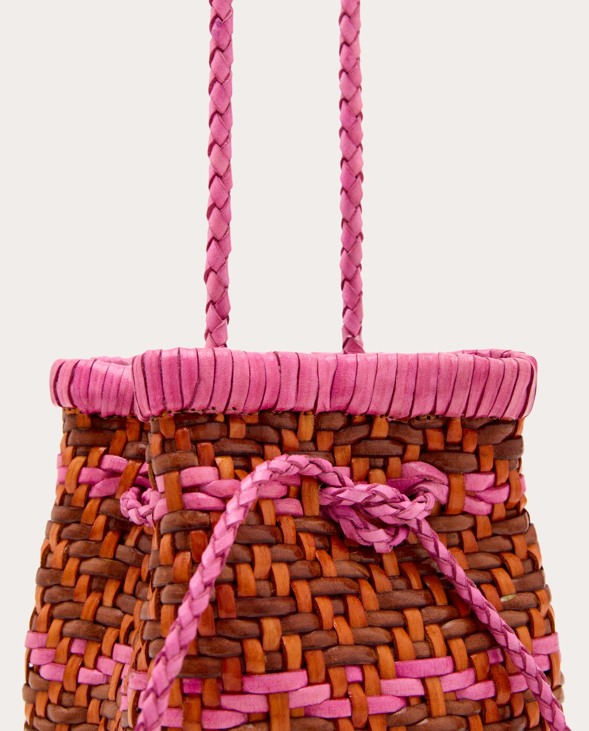 Mala de ombro Frida em pele Multicolor-3
