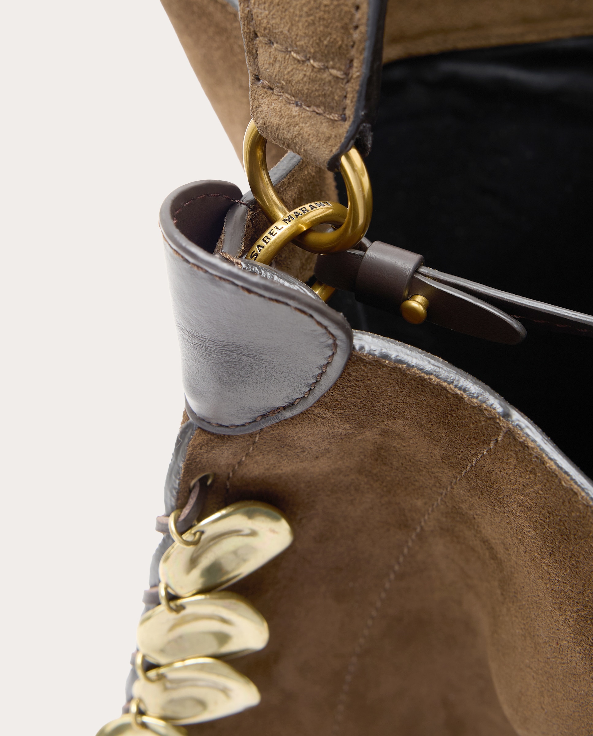 Mala de Ombro Oskan Hobo Castanho-claro-5