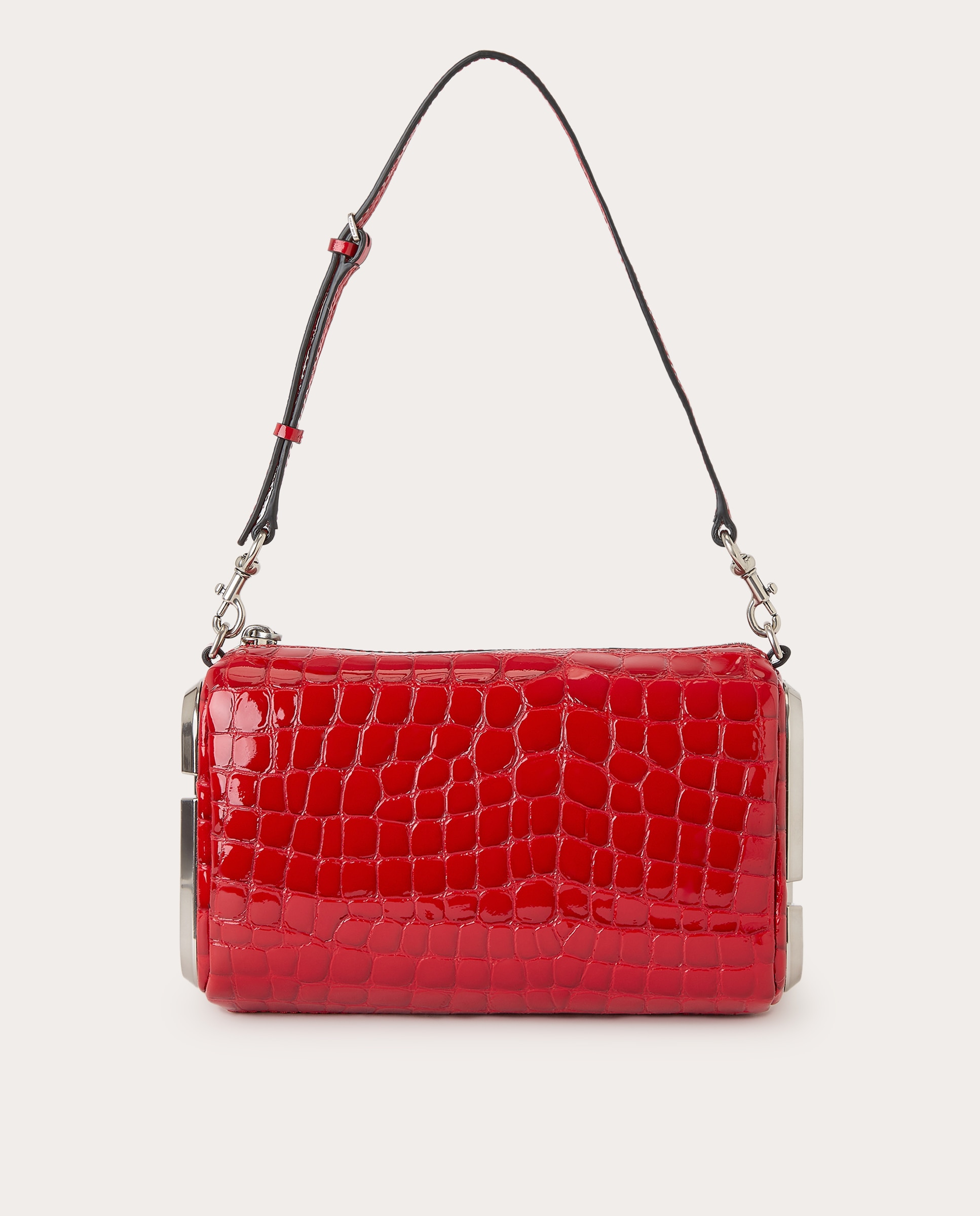 Mala de Ombro Snapshot Shoulder croc Pele Vermelho-2