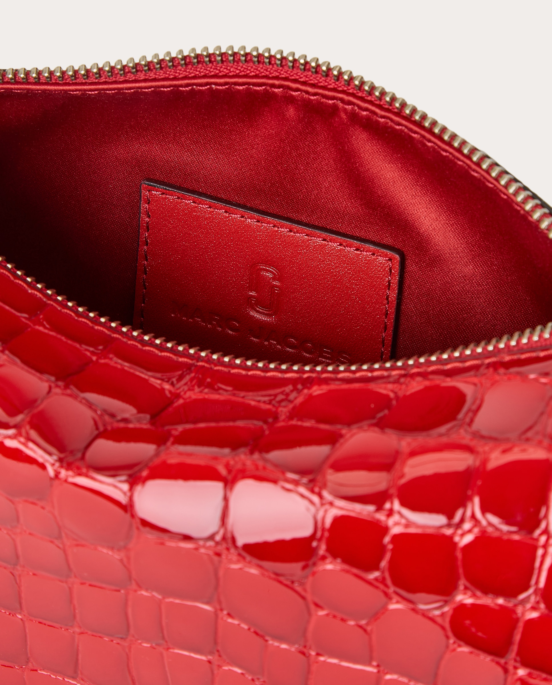 Mala de Ombro Snapshot Shoulder croc Pele Vermelho-5