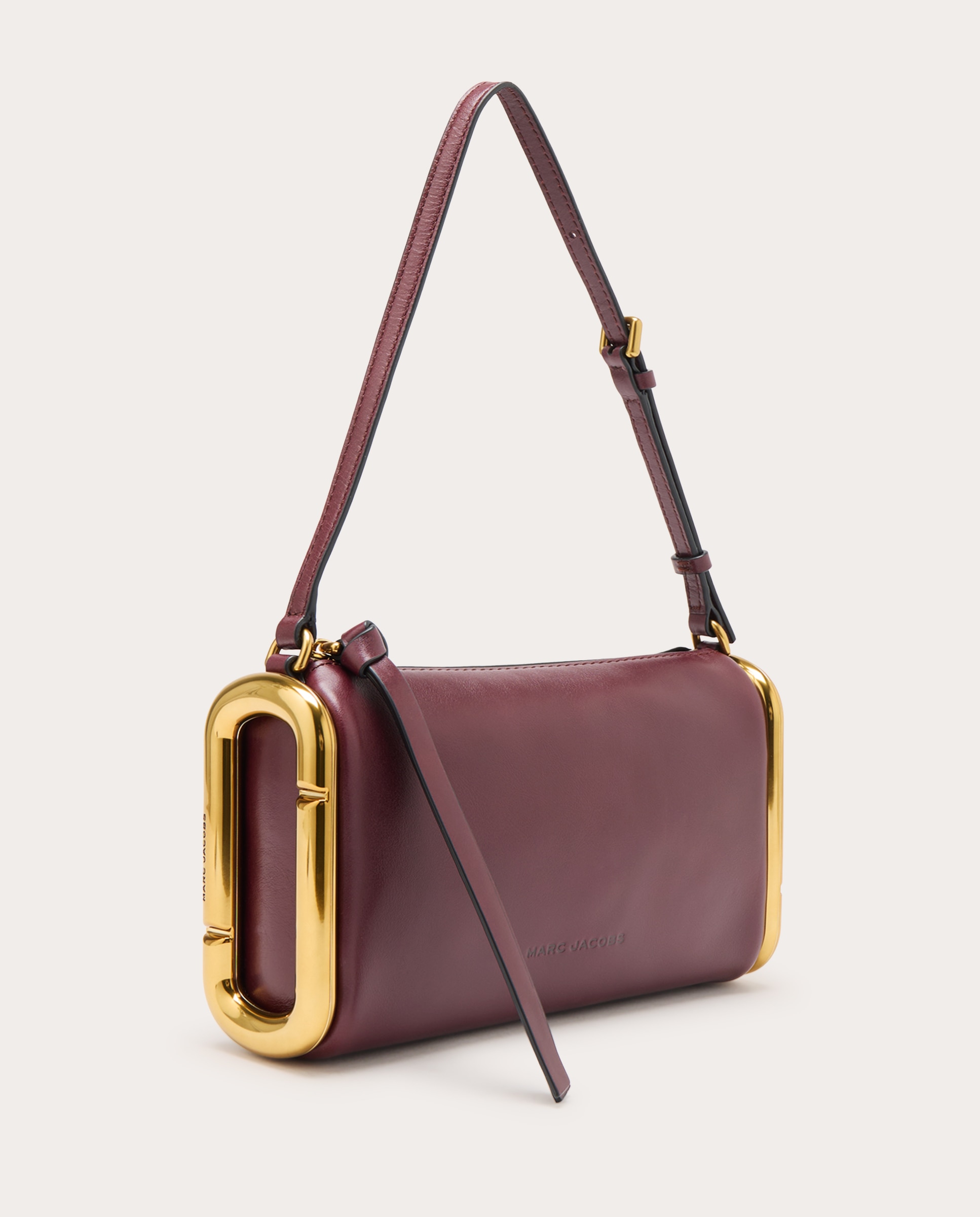 Imagen 3 de Bolso Scene Shoulder pequeño de piel - Burdeos Burdeos