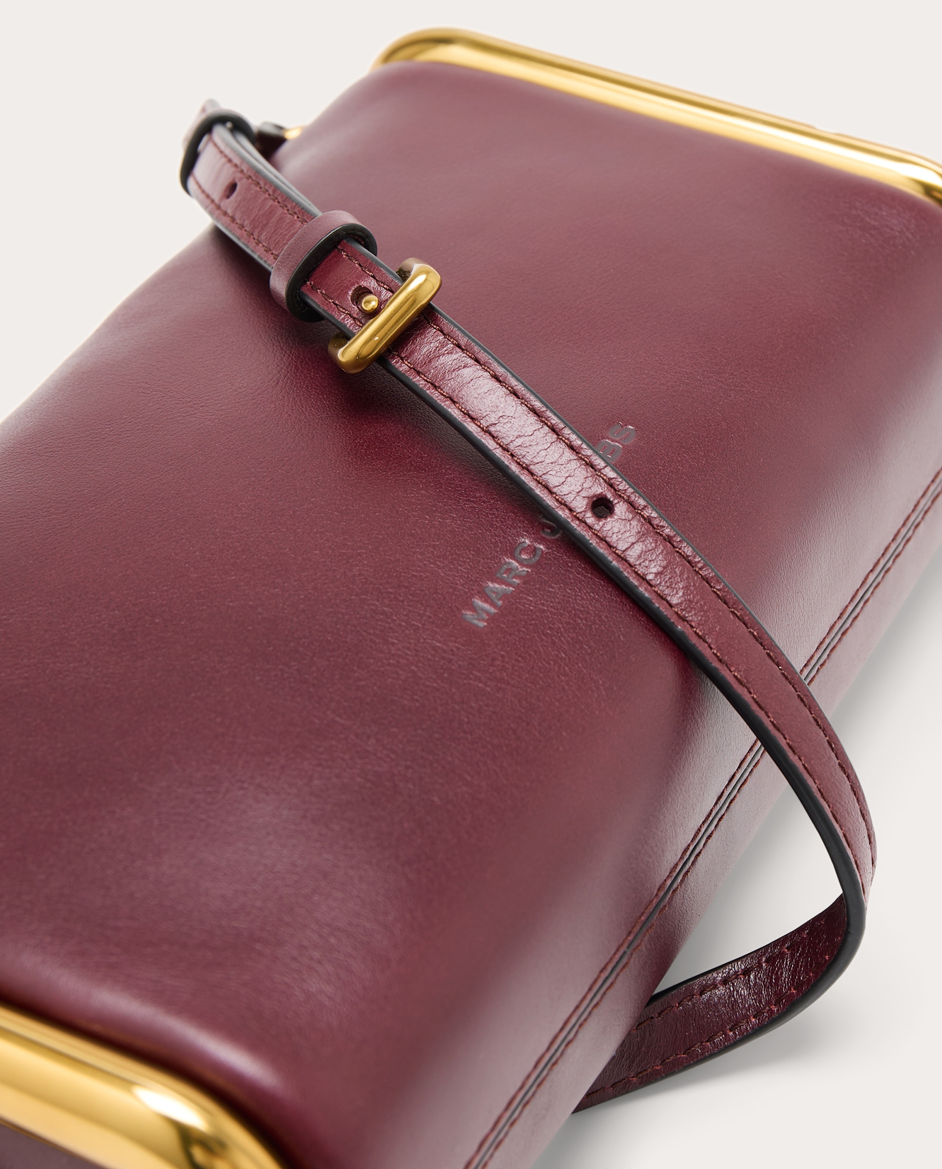 Imagen 4 de Bolso Scene Shoulder pequeño de piel - Burdeos Burdeos