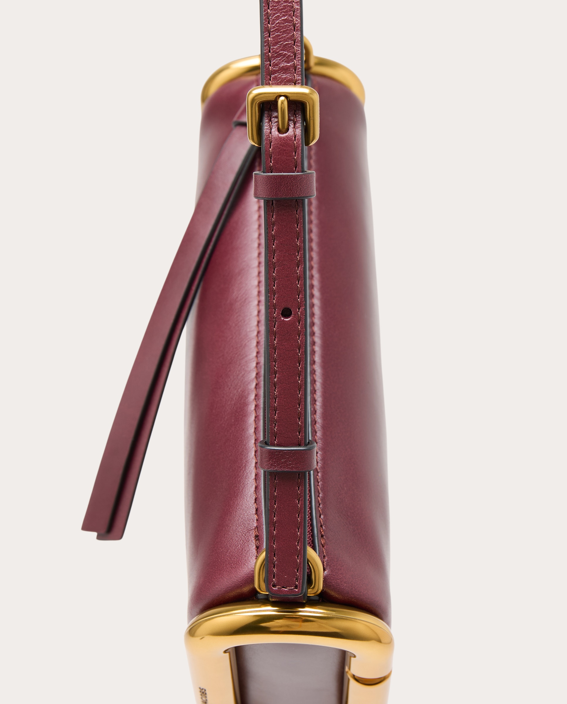 Imagen 5 de Bolso Scene Shoulder pequeño de piel - Burdeos Burdeos