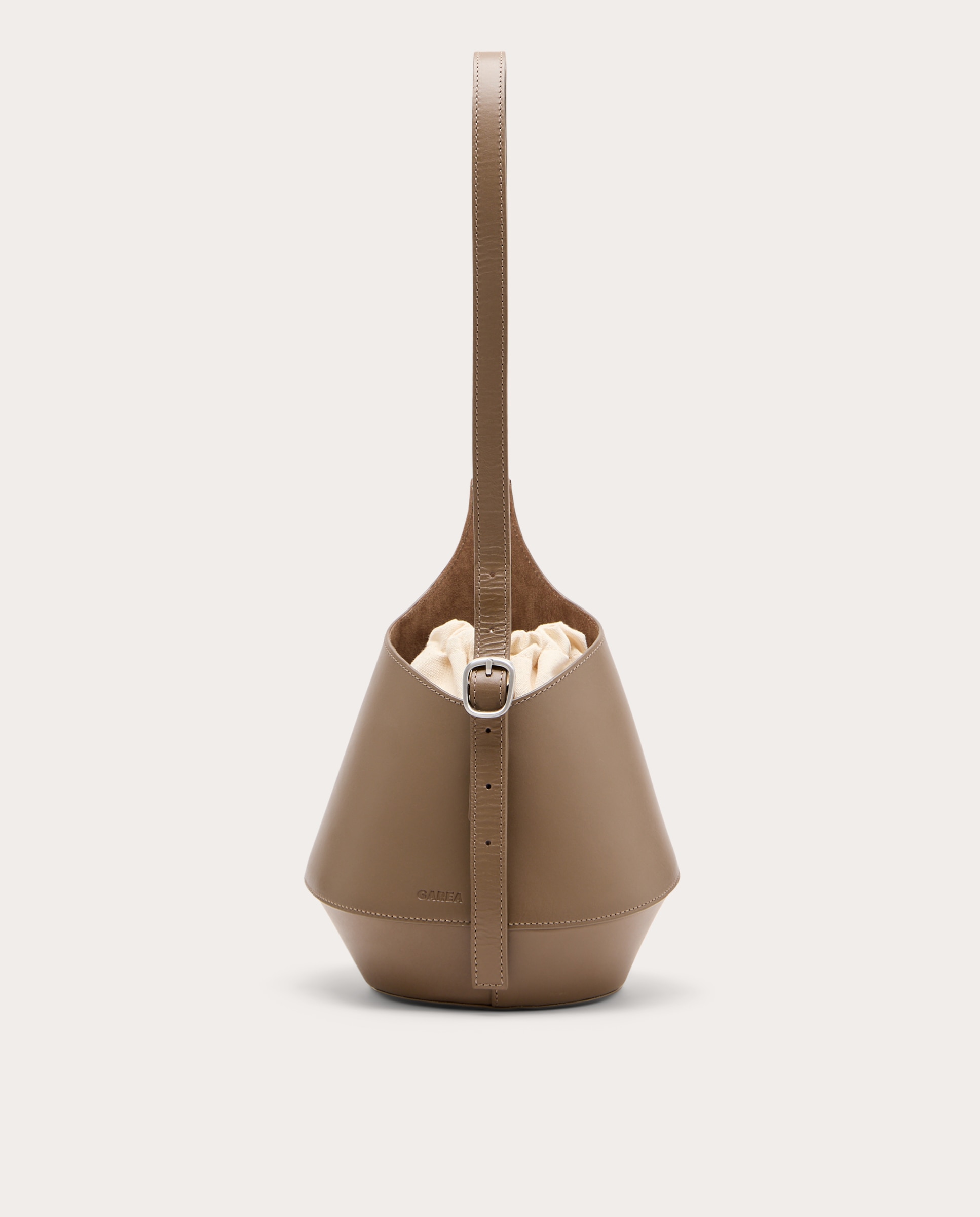 Imagen 0 de Bolso de hombro Lerna de piel Topo