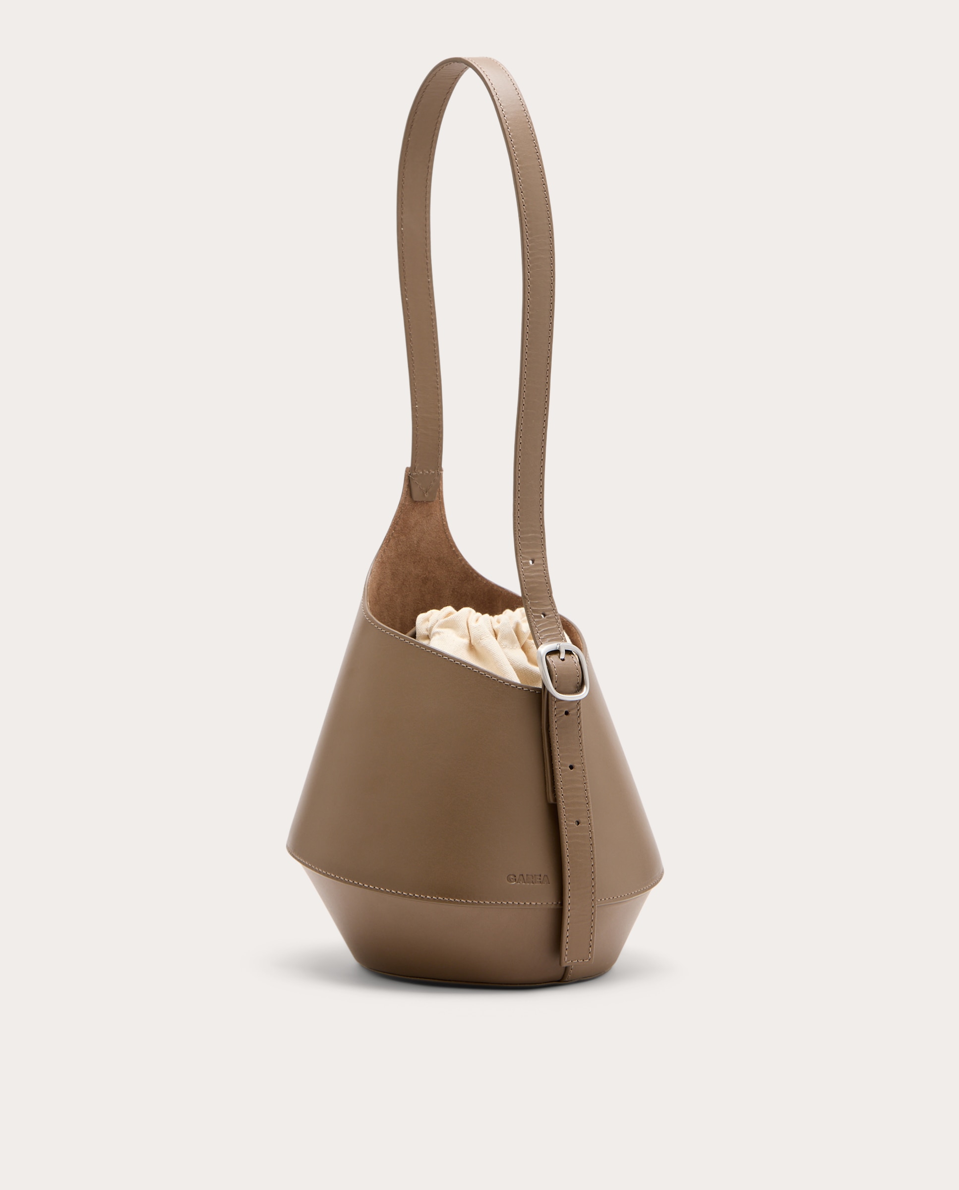 Bolso de hombro Lerna de piel - Topo Topo-2