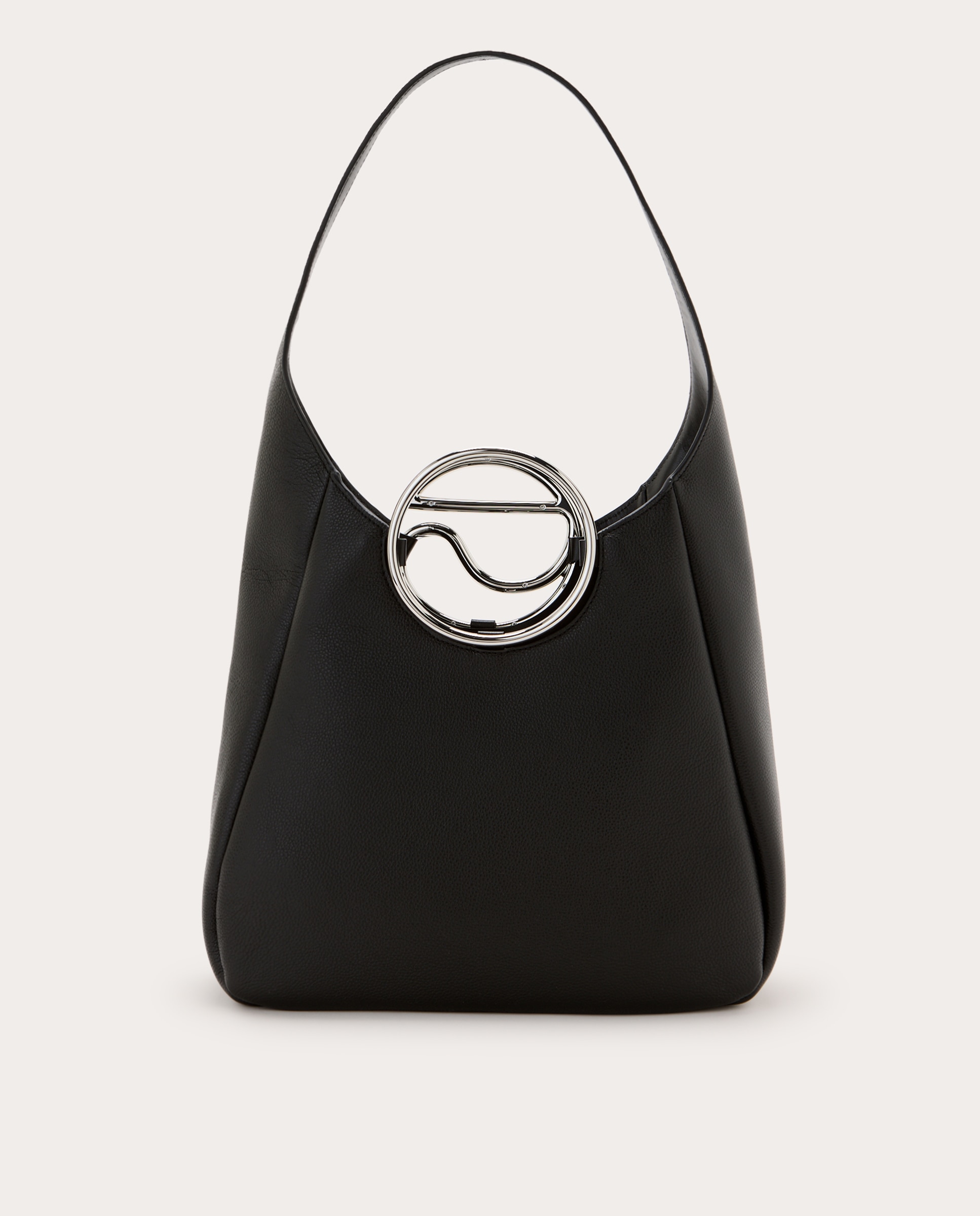 Imagen 2 de Bolso hobo de piel - Negro Negro