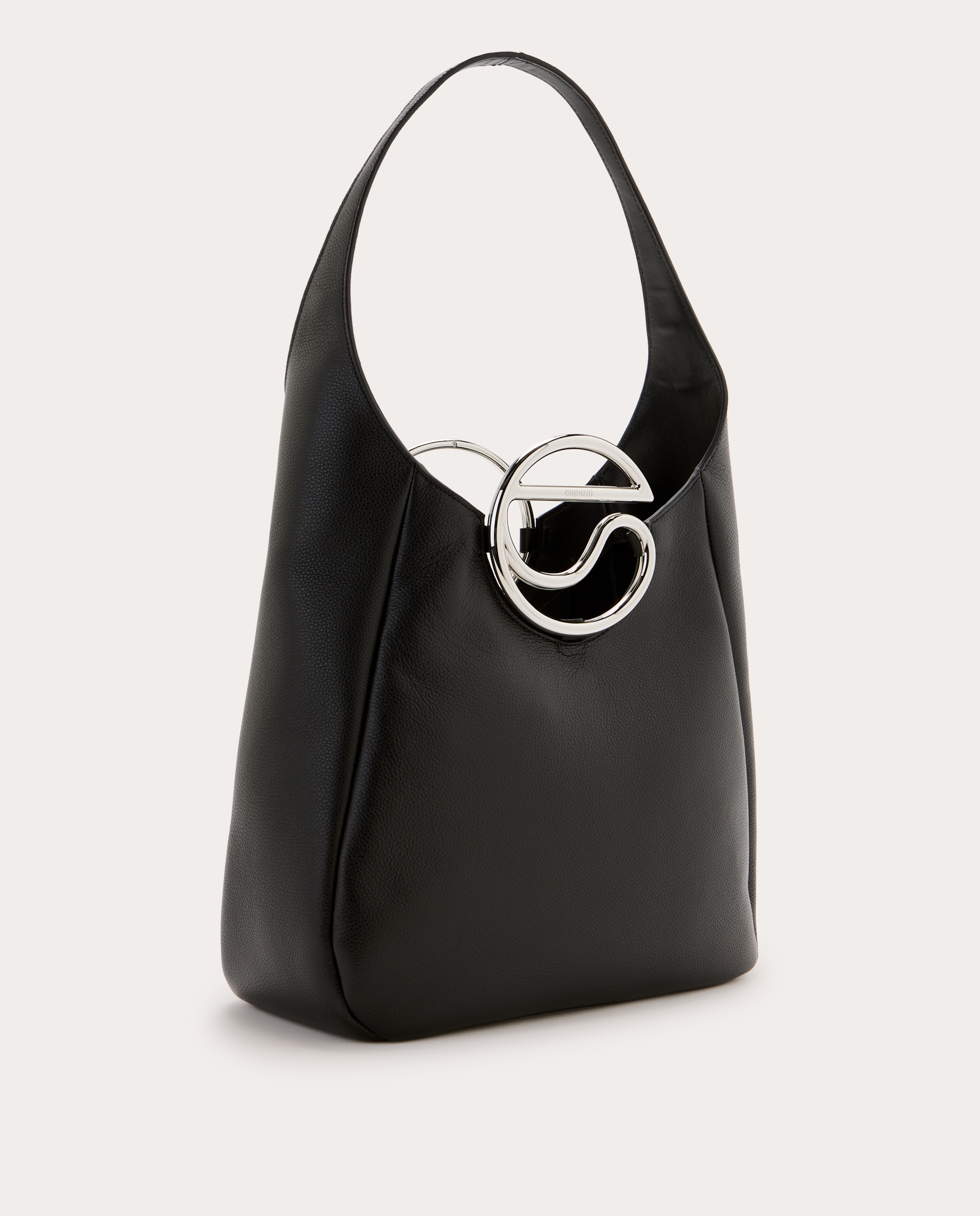 Imagen 3 de Bolso hobo de piel - Negro Negro