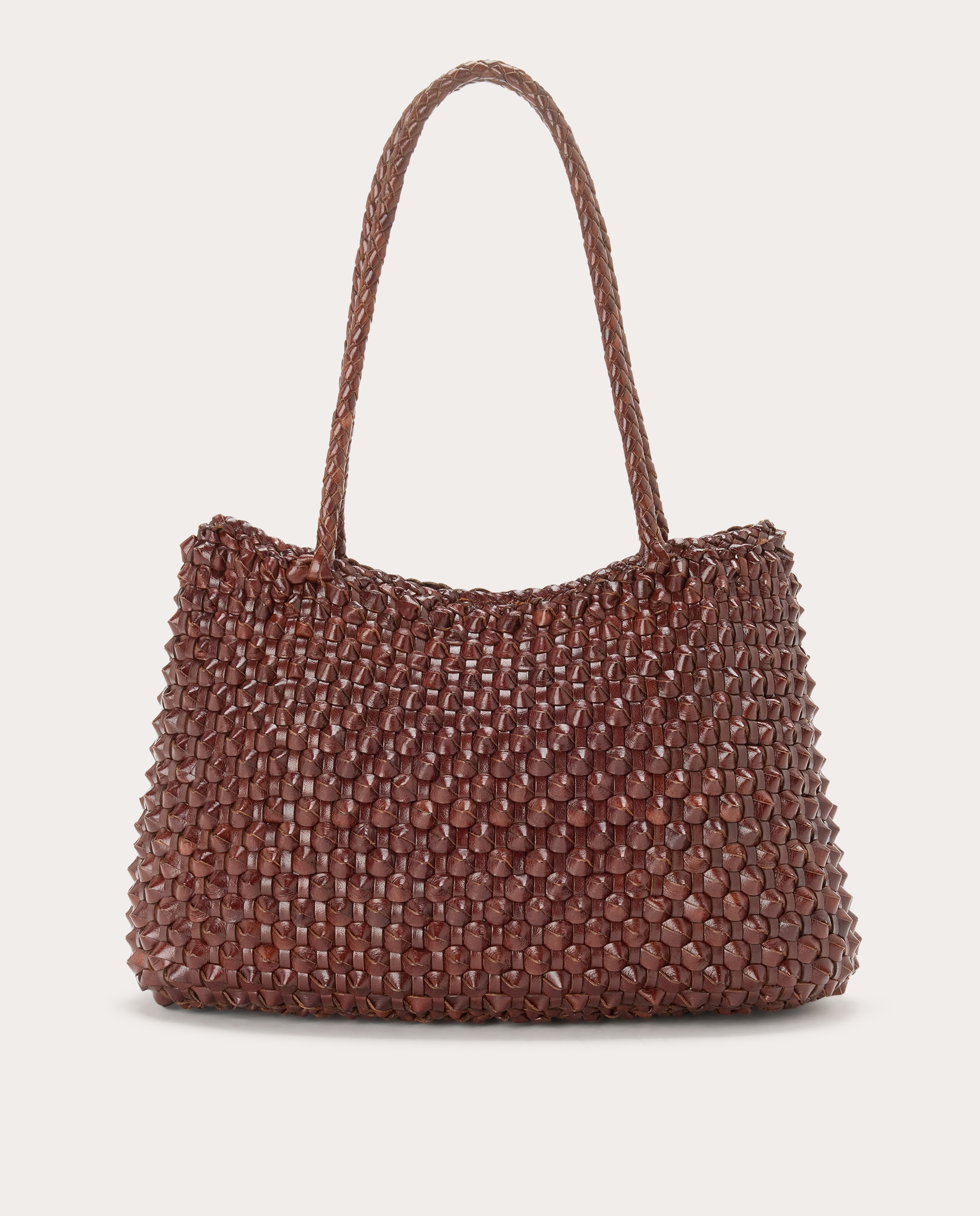 Imagen 1 de Bolso shoulder Santa Croce Cactus de piel Marrón