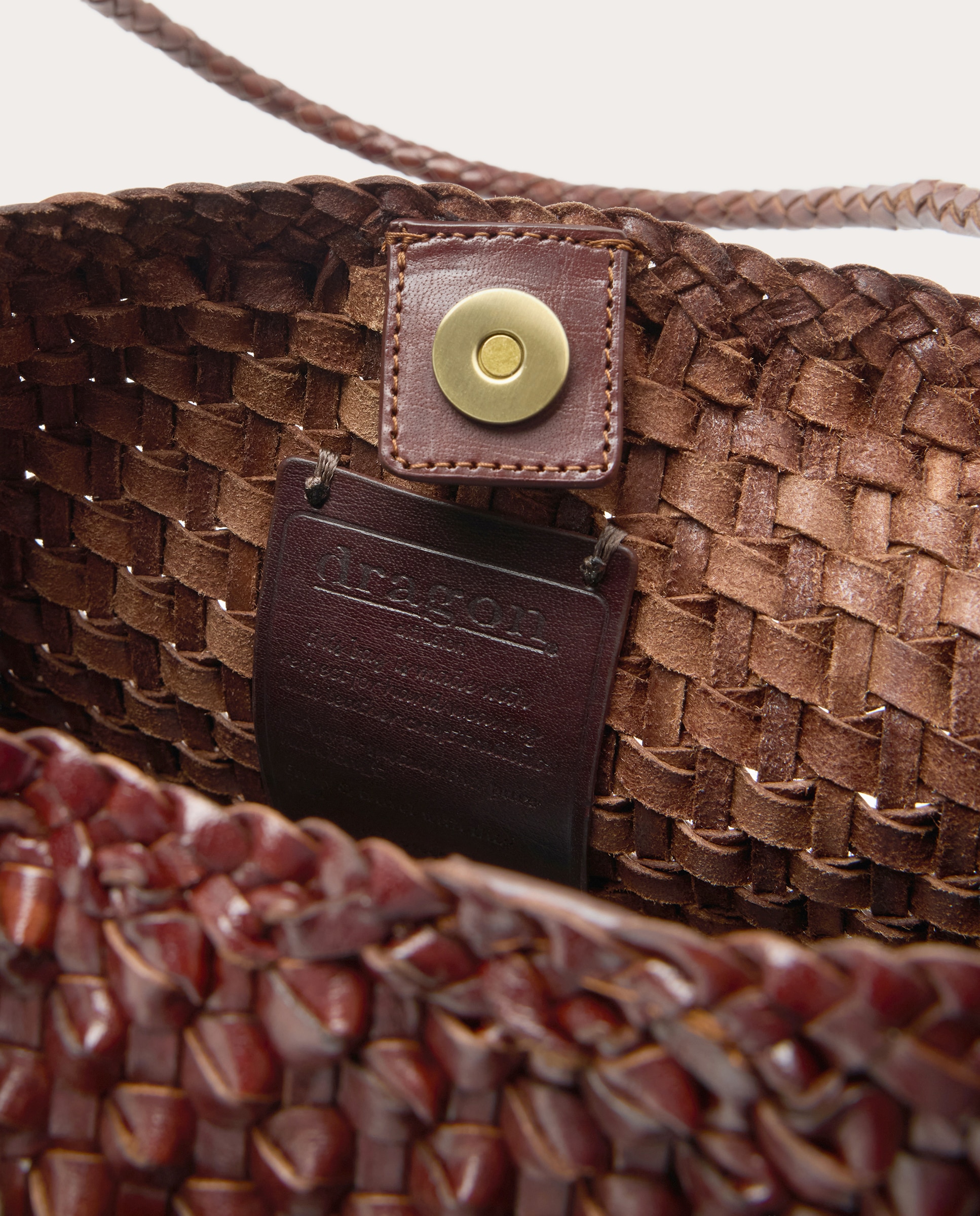 Imagen 5 de Bolso shoulder Santa Croce Cactus de piel - Marrón Marrón