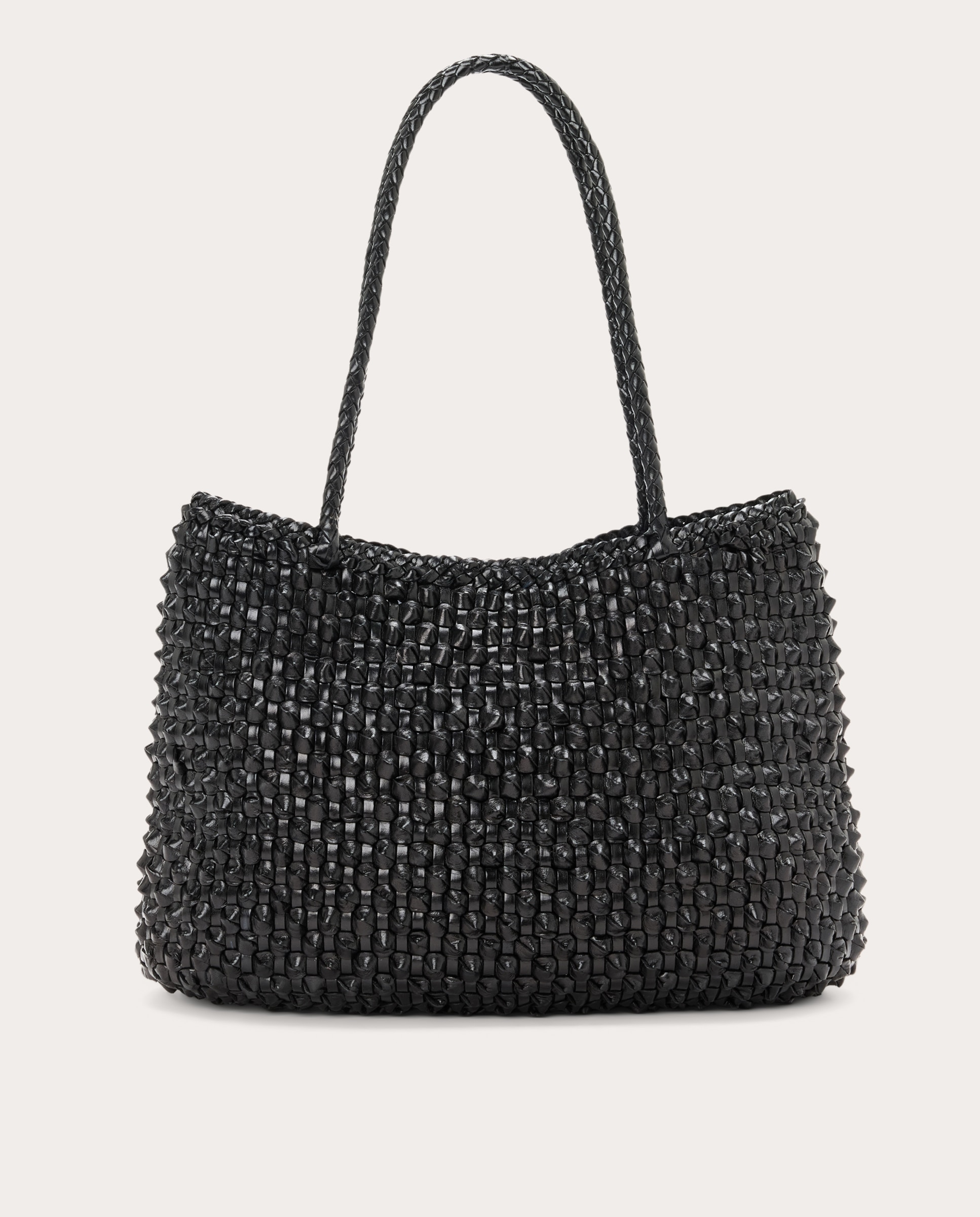 Imagen 1 de Bolso shoulder Santa Croce Cactus de piel Negro