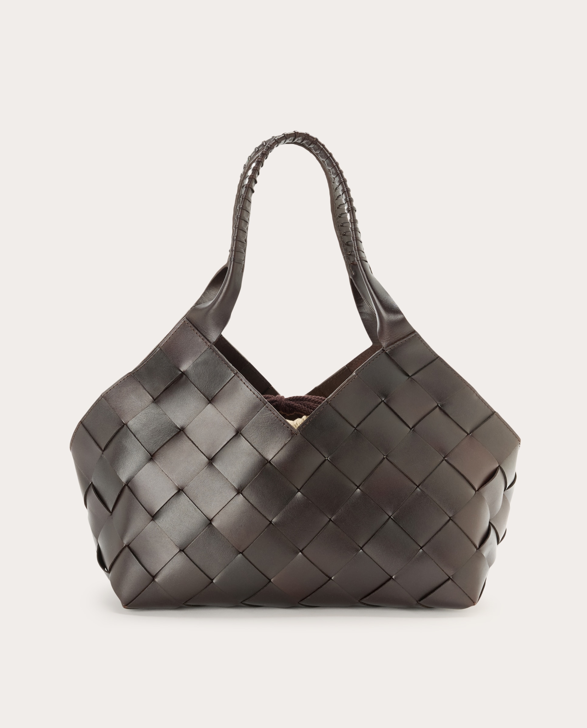 Imagen 1 de Bolso hobo Castello de piel Marrón oscuro