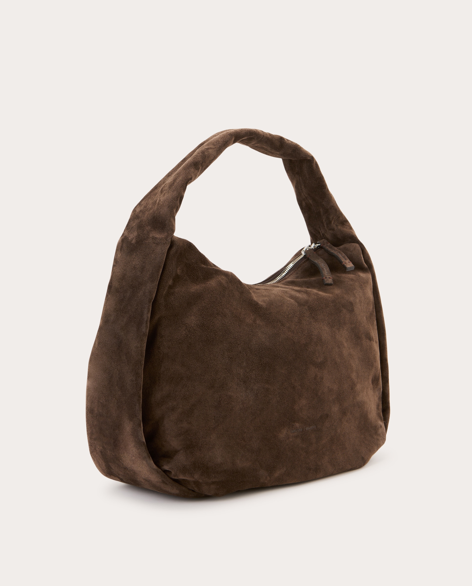 Bolso bandolera Bolina de piel - Marrón Marrón-3