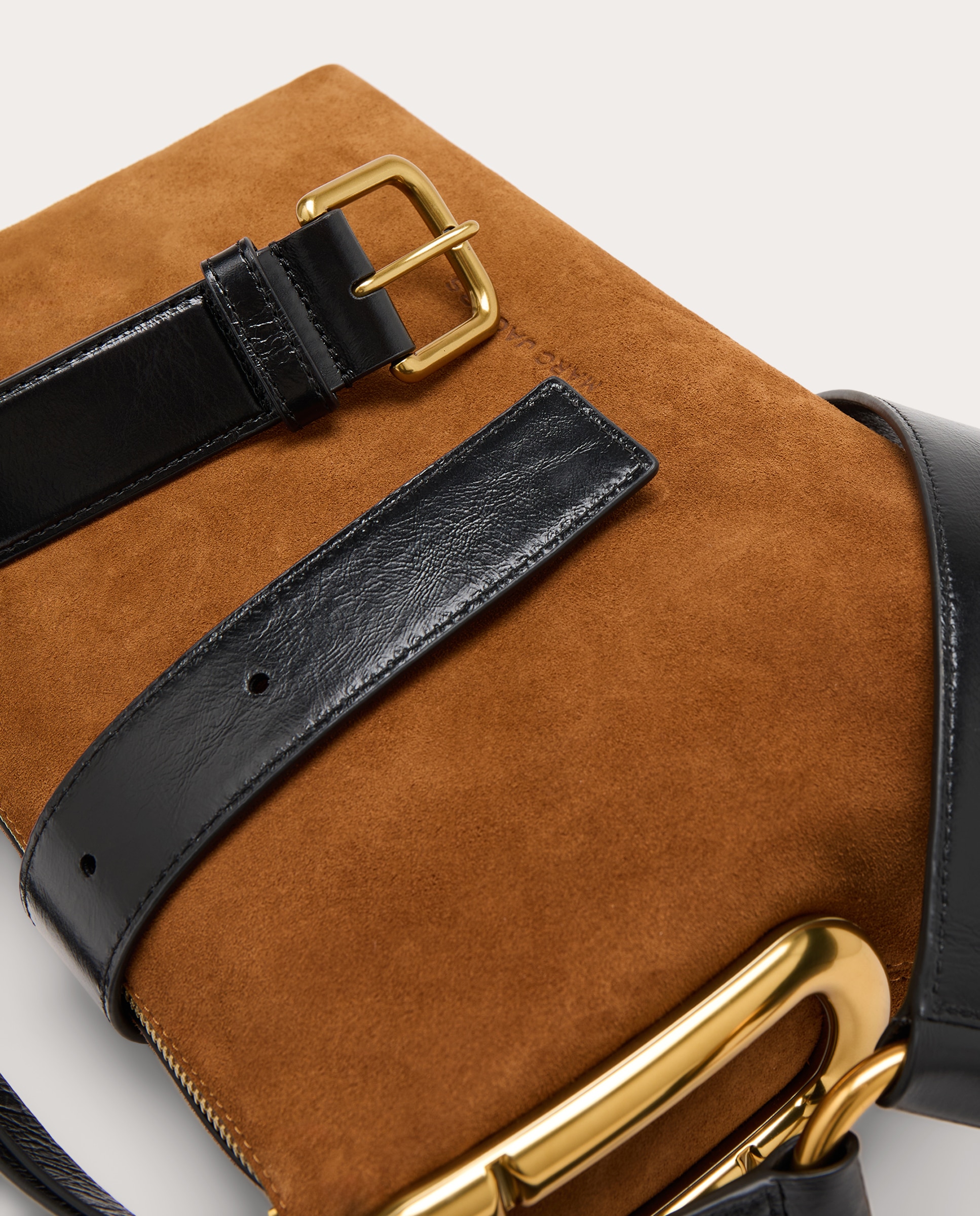 Bolso Scene Shoulder mediano de piel - Marrón claro Marrón claro-5
