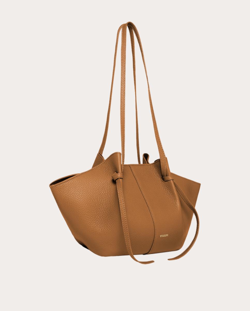 Imagen 2 de Bolso shopping Mochi de piel - Marrón claro Marrón claro