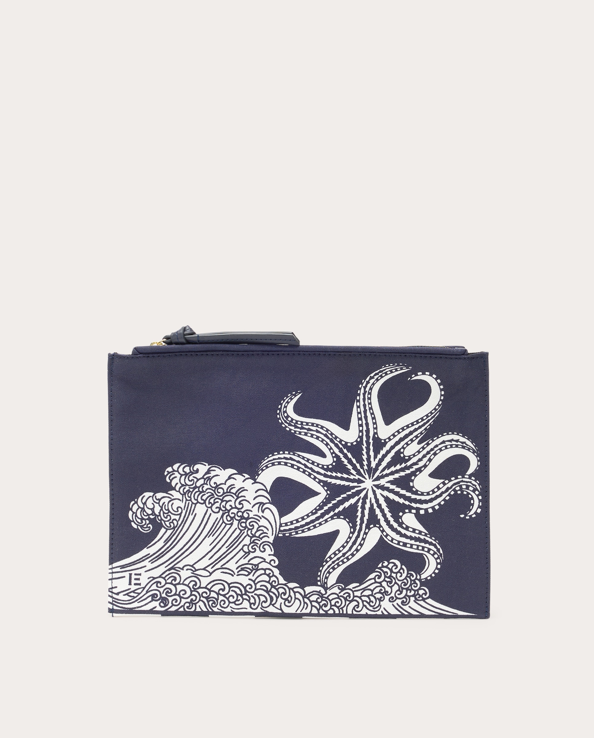 Necessaire Poseidon de algodão Azul-marinho-2