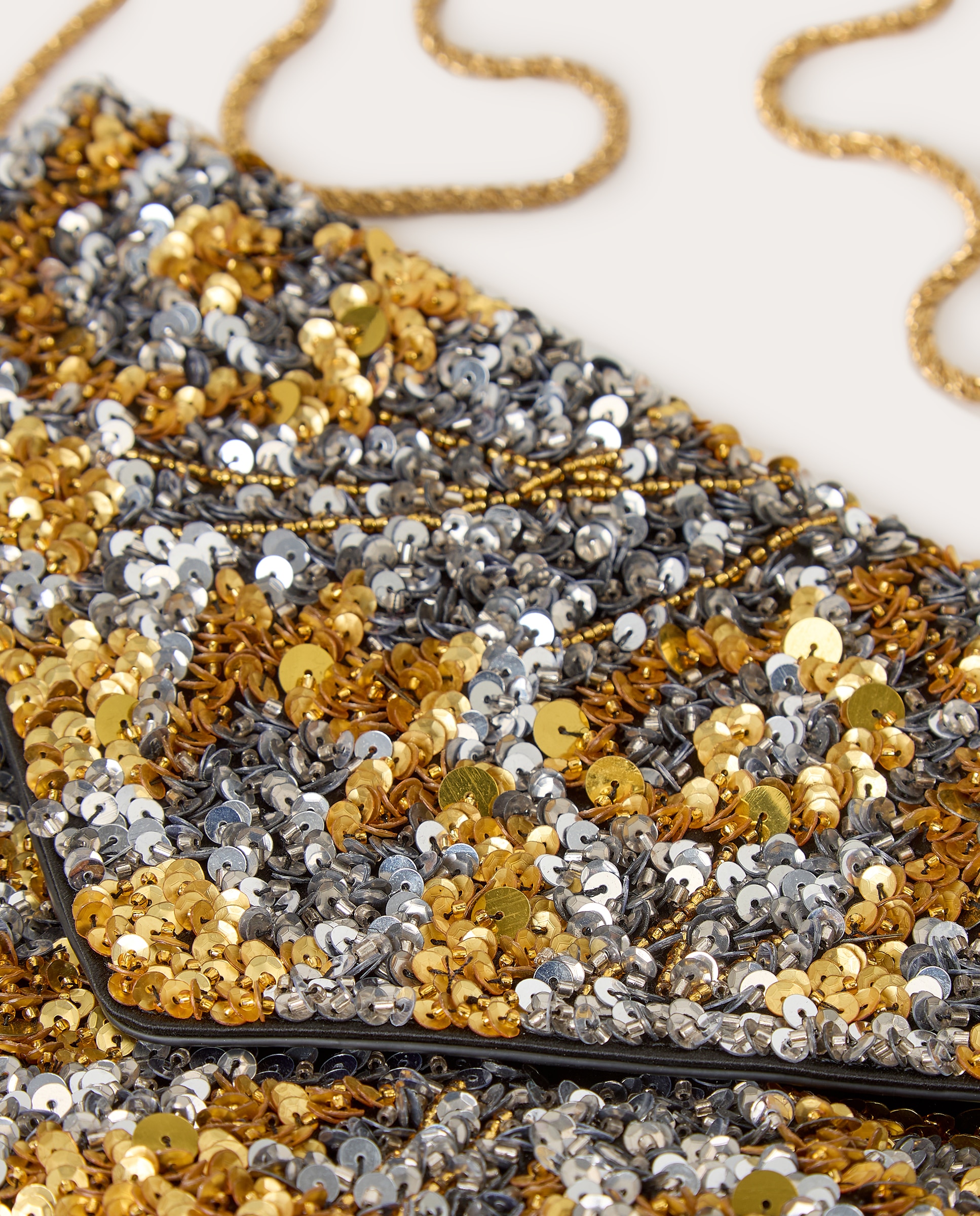 Bolso sobre de paillettes - Oro Oro-5