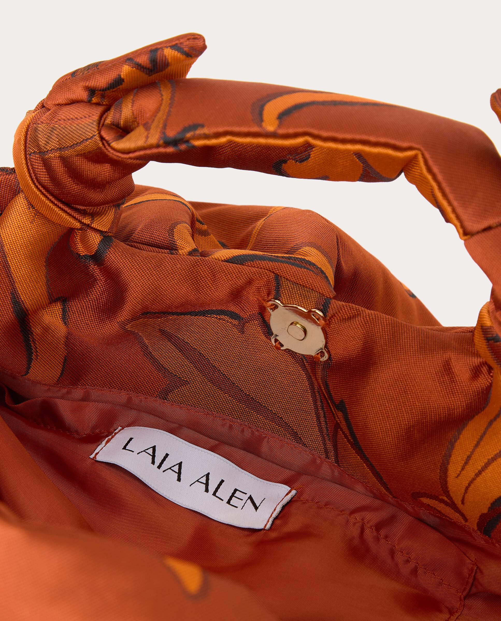 Imagen 4 de Bolso de mano Bernatta floral - Naranja Naranja