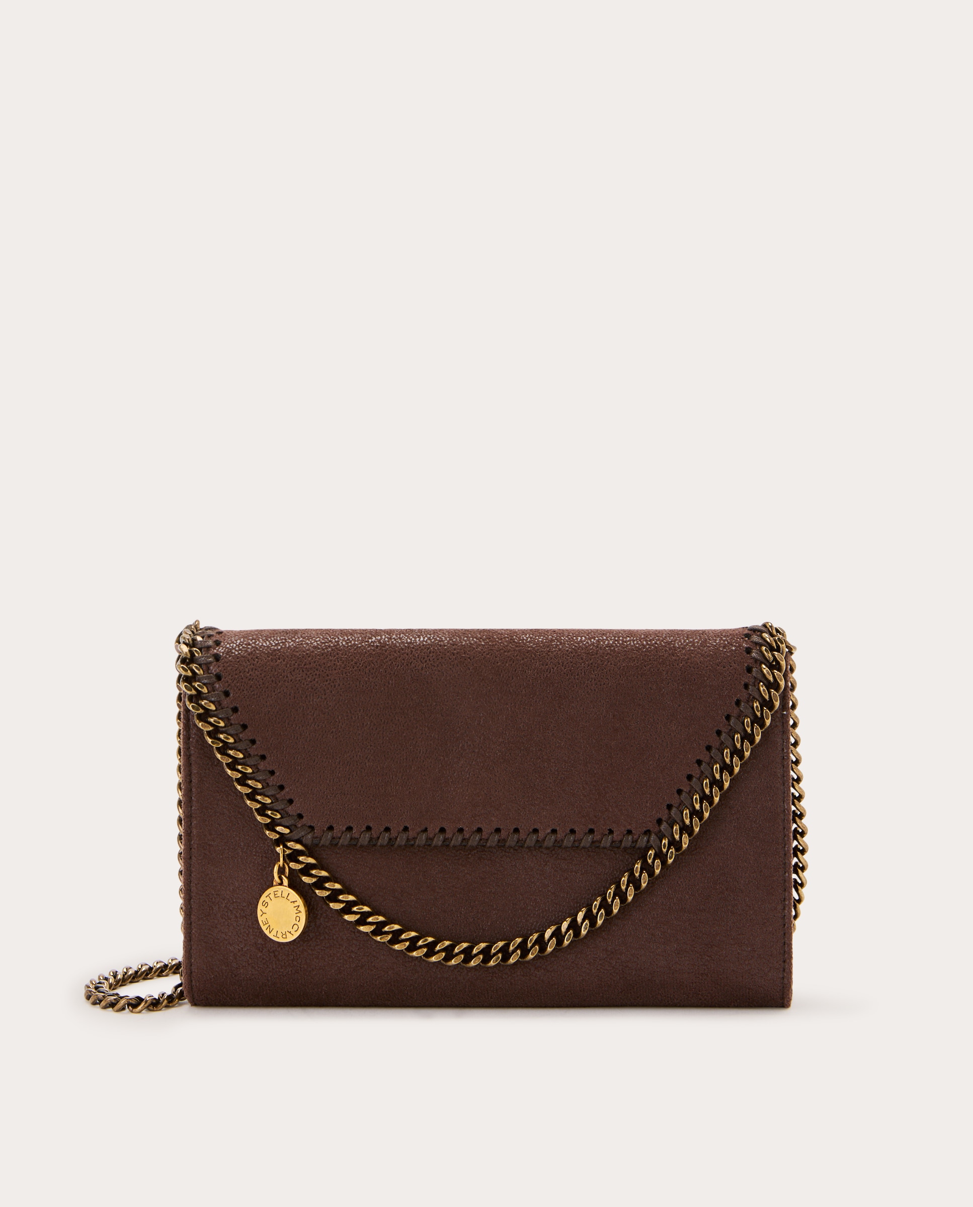 Imagen 1 de Bolso de mano Falabella tipo cartera Marrón