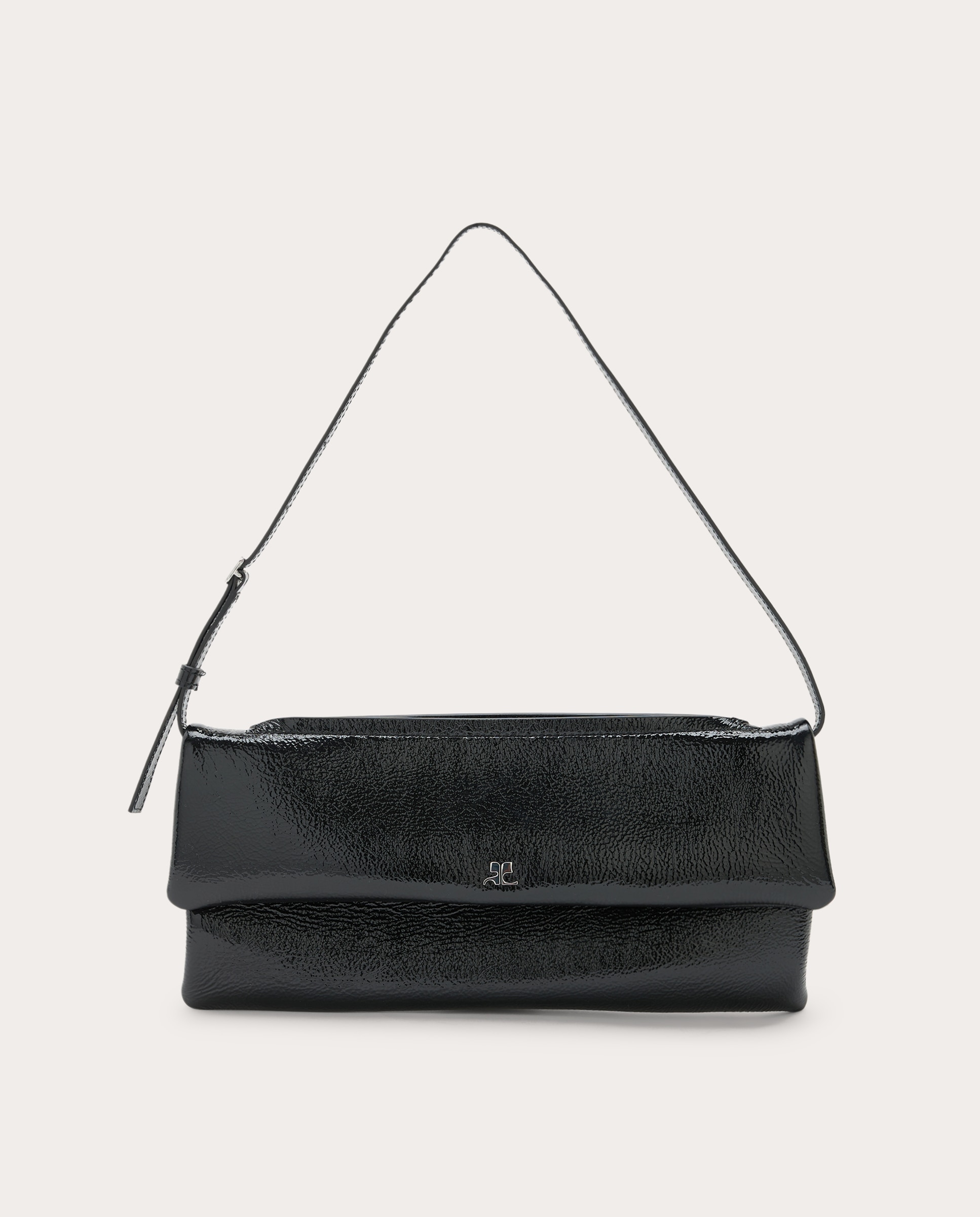 Imagen 0 de Bolso de mano Cuff de piel Negro