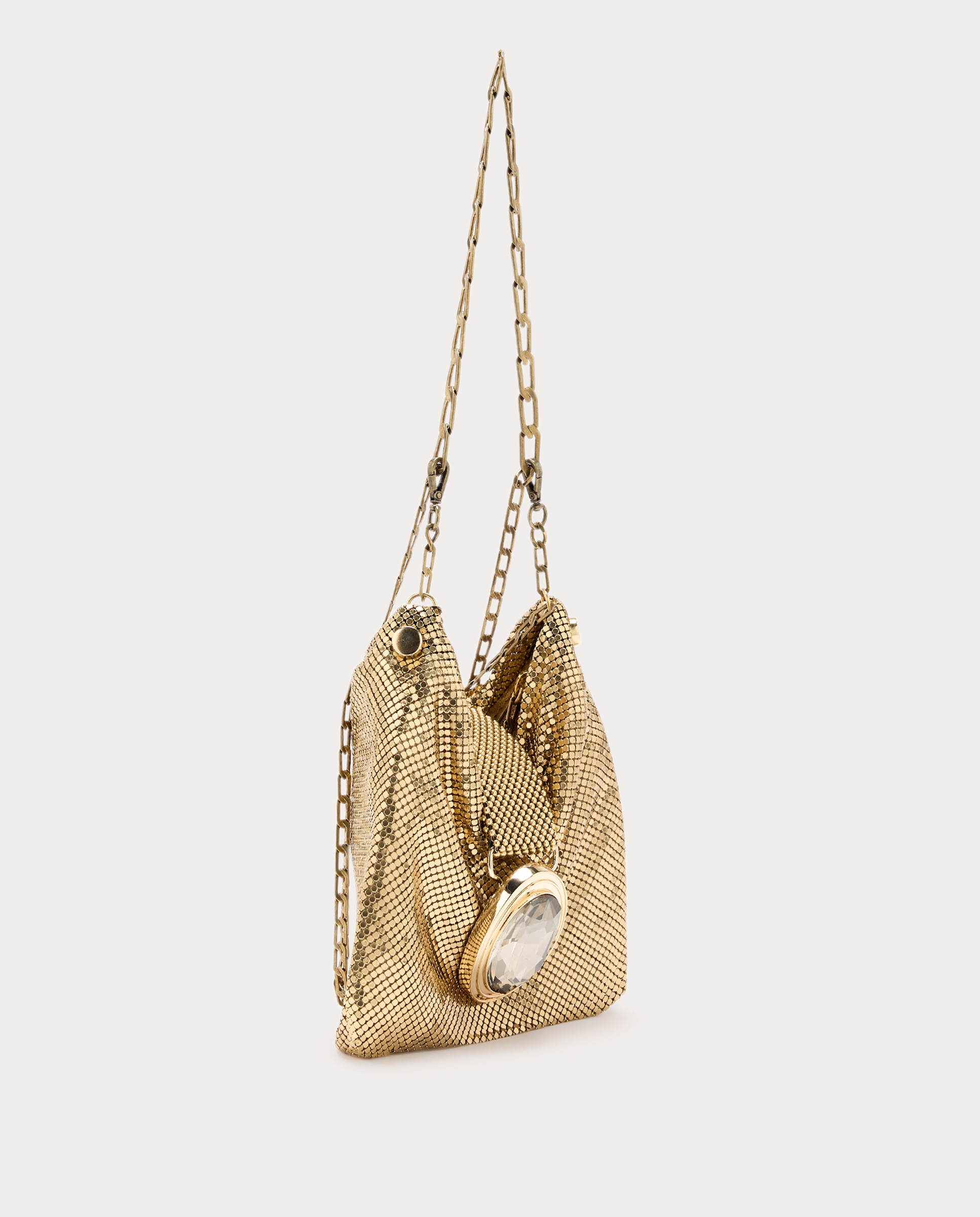 Imagen 3 de Bolso de mano Goldie Hand Metal - Oro Oro