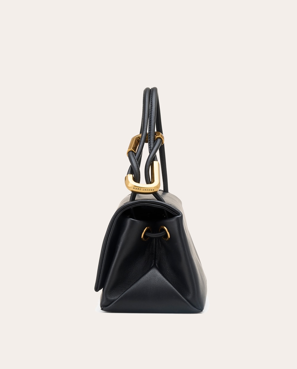 Mala Mini Dual em Pele Preto-3