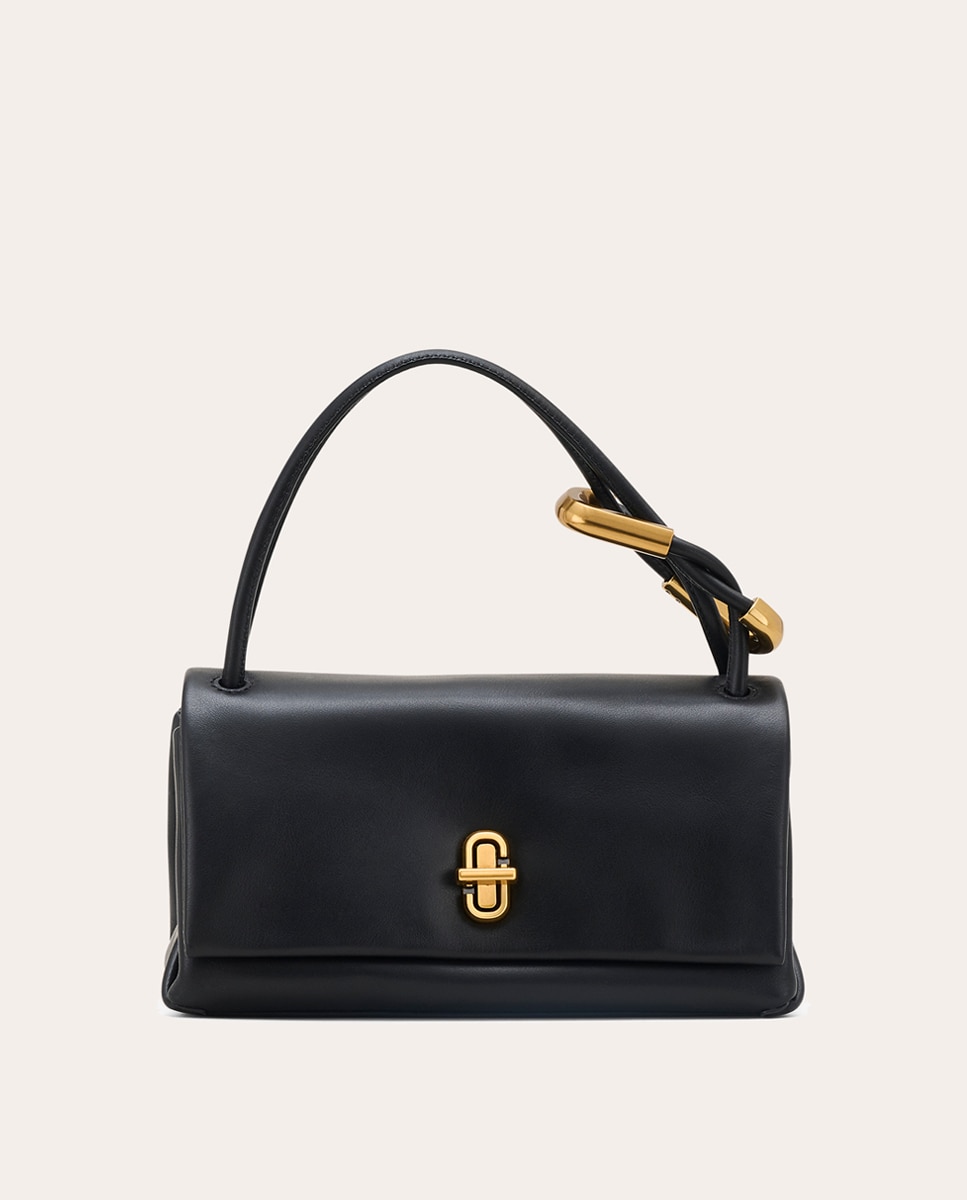 Mala Mini Dual em Pele Preto-5