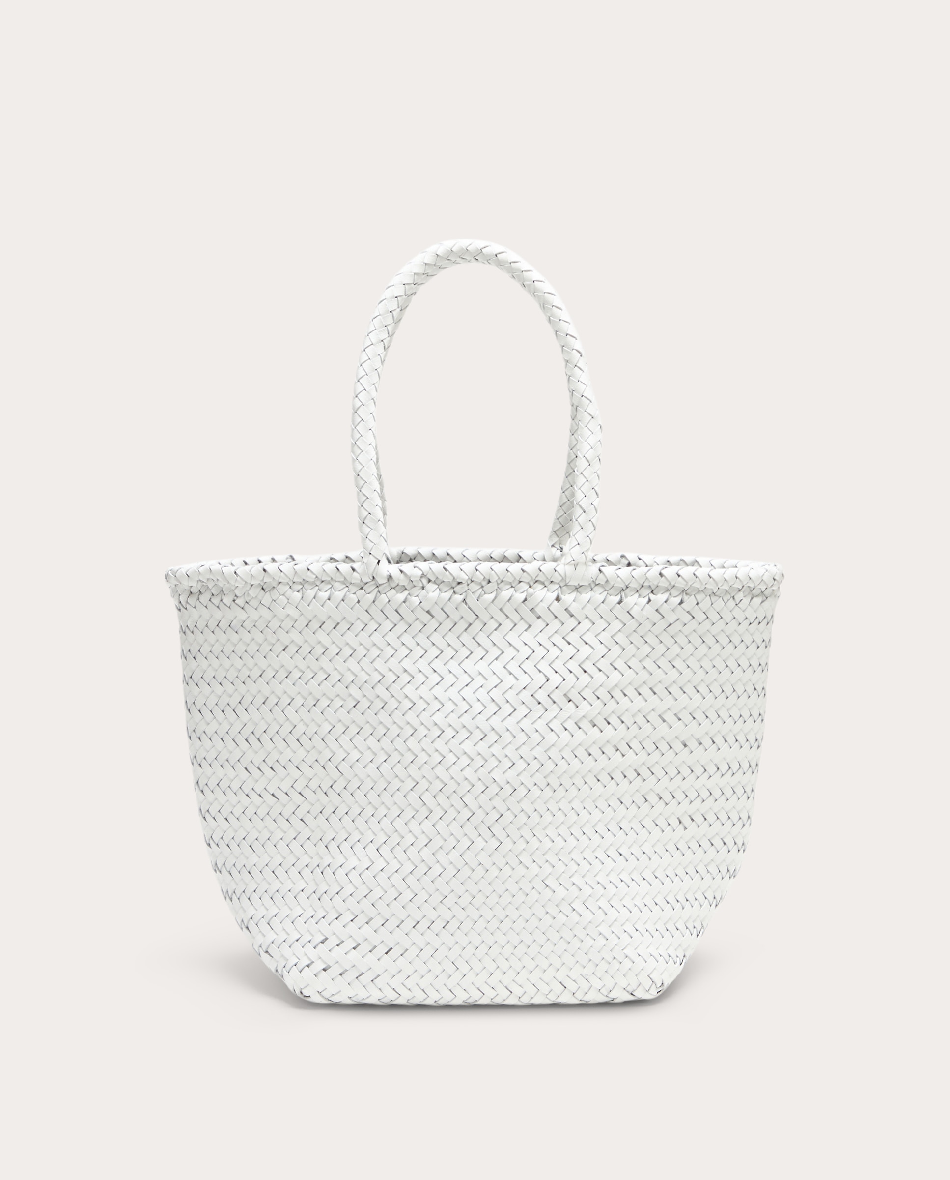 Dragon Diffusion - Bolso de mano Grace Basket pequeño de piel.