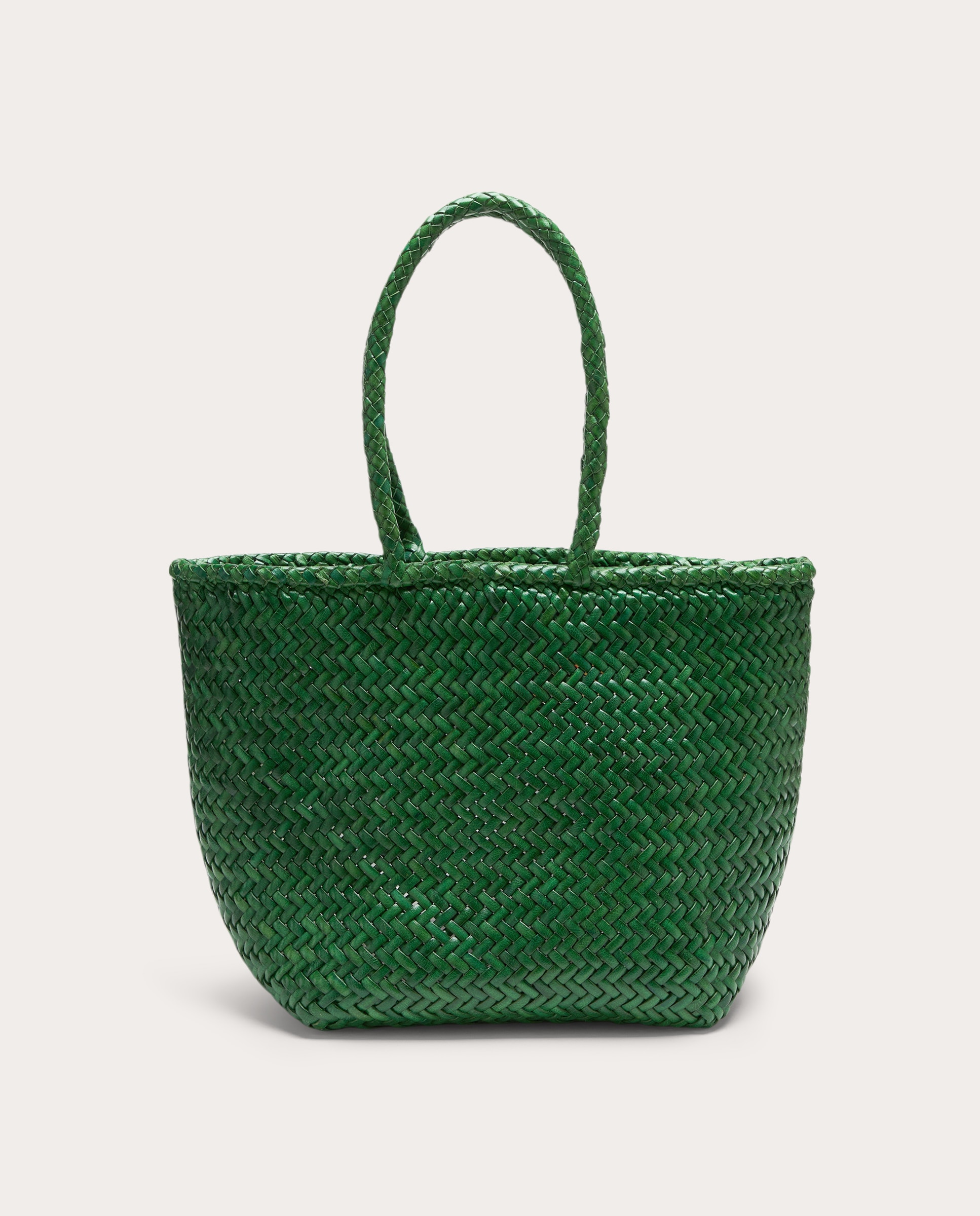 Dragon Diffusion - Bolso de mano Grace Basket pequeño de piel.