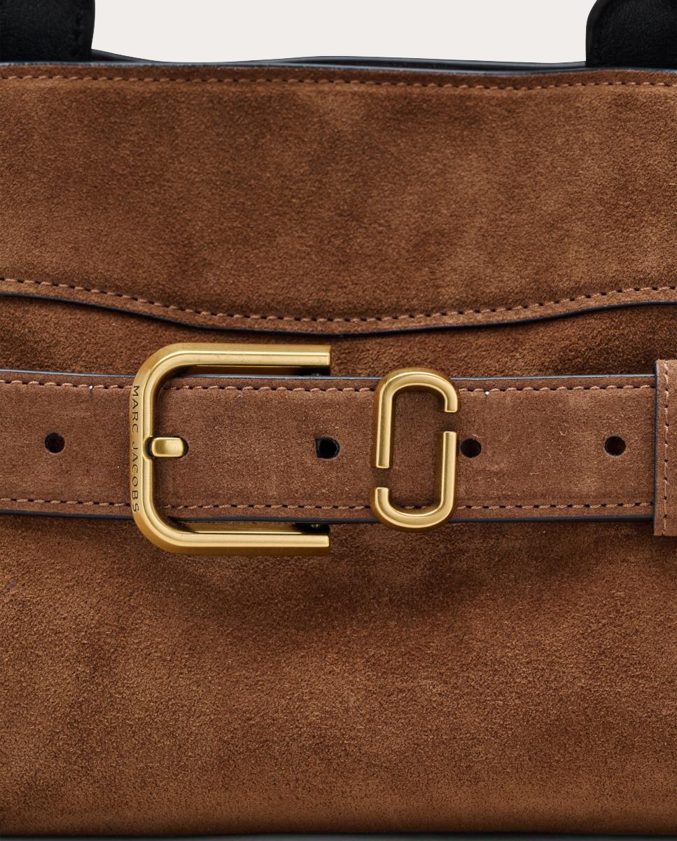 Mala de ombro Dakota Satchel Castanho-4