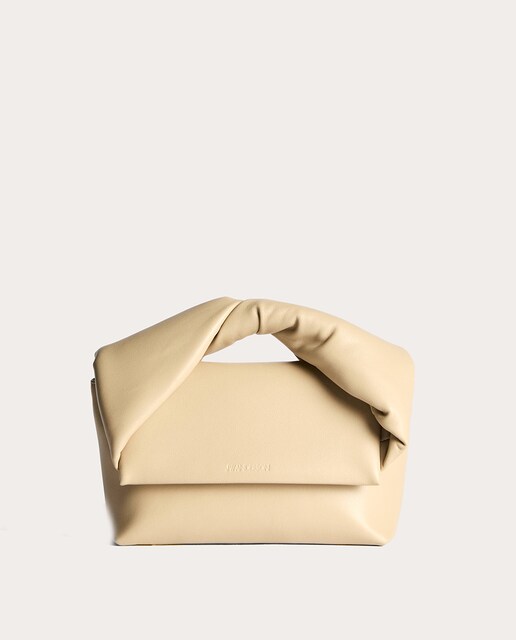 Bolso de mano twister de piel