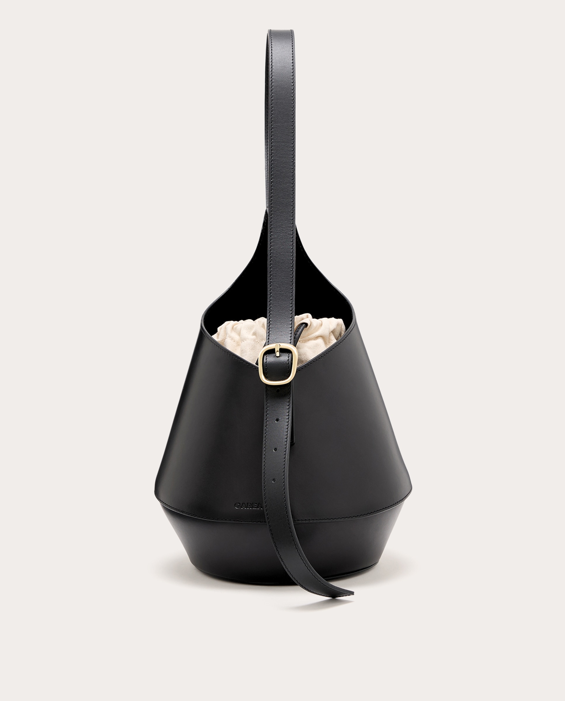 Imagen 0 de Bolso de mano Lerna Petit de piel Marrón claro