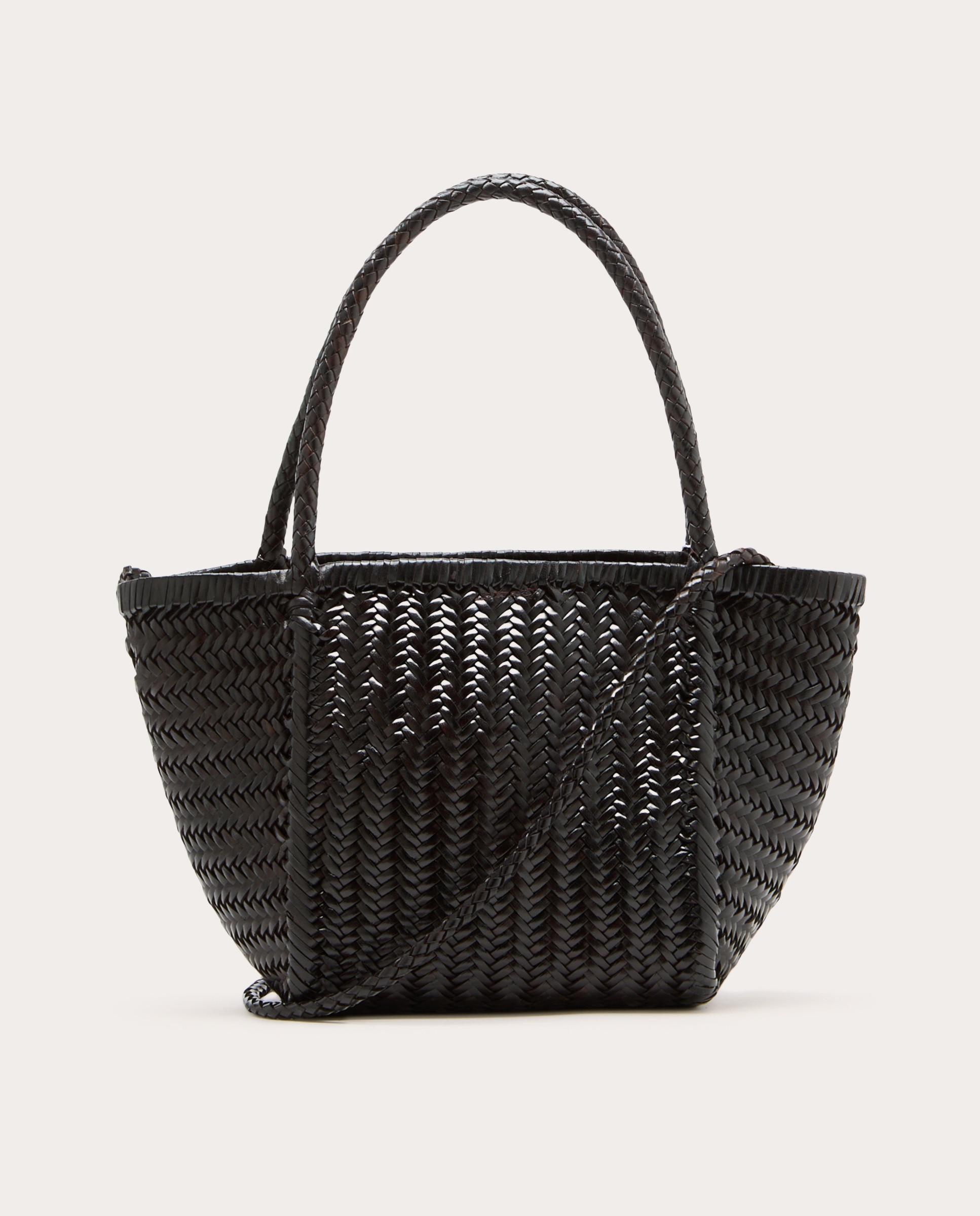 Bolso de mano Ruby de piel - Marrón oscuro Marrón oscuro-1