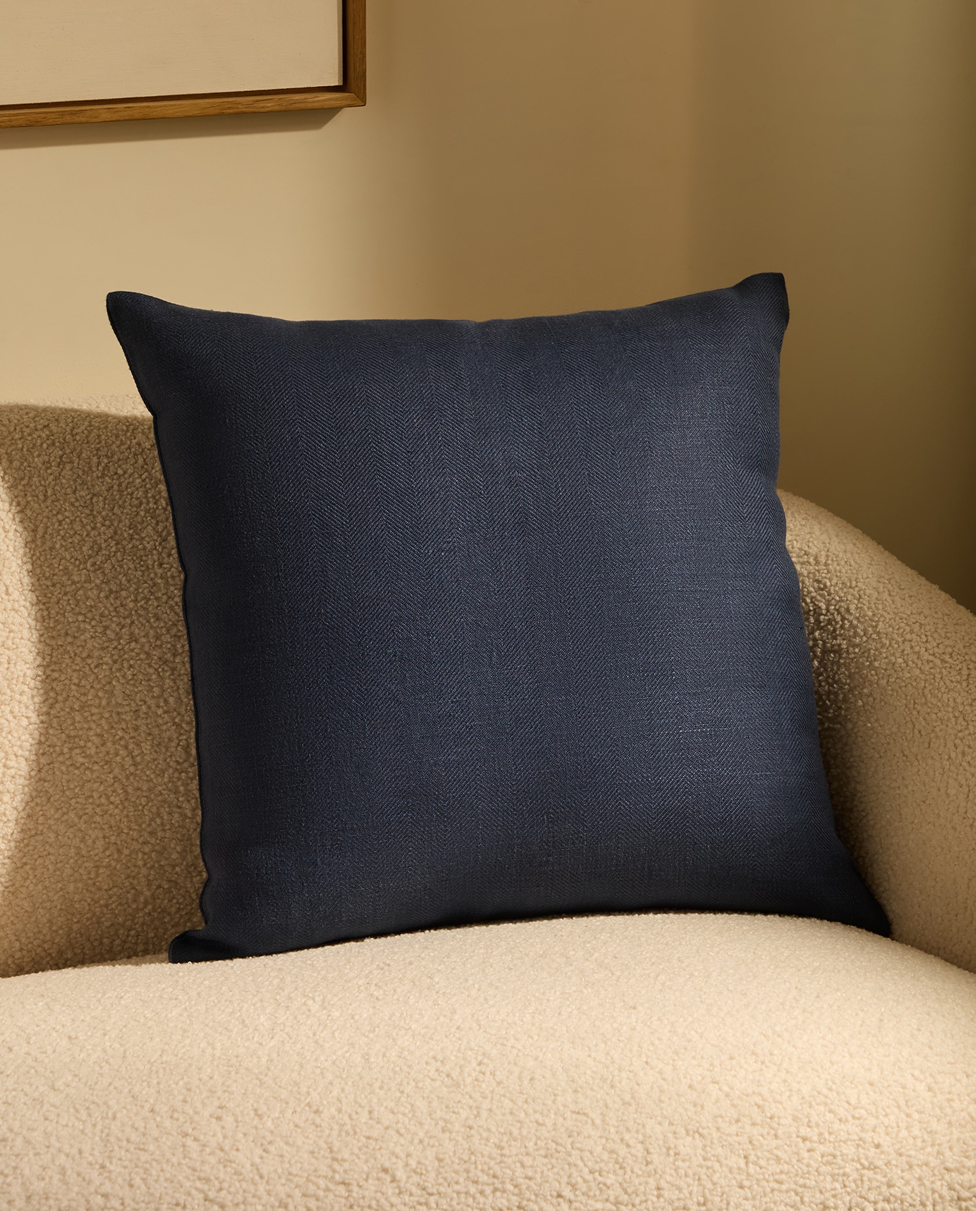 Cojín decorativo Sidney - Azul marino 50 x 50 cm Azul marino-1