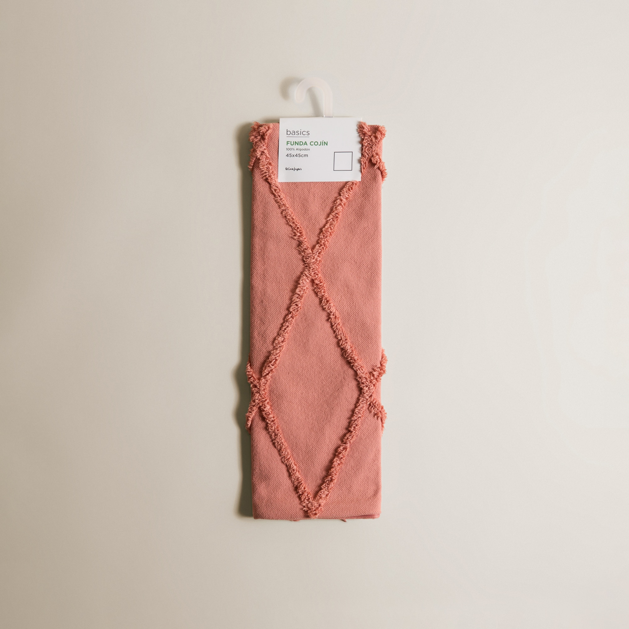 Funda de cojín Rombos Basics El Corte Inglés Naranja-6