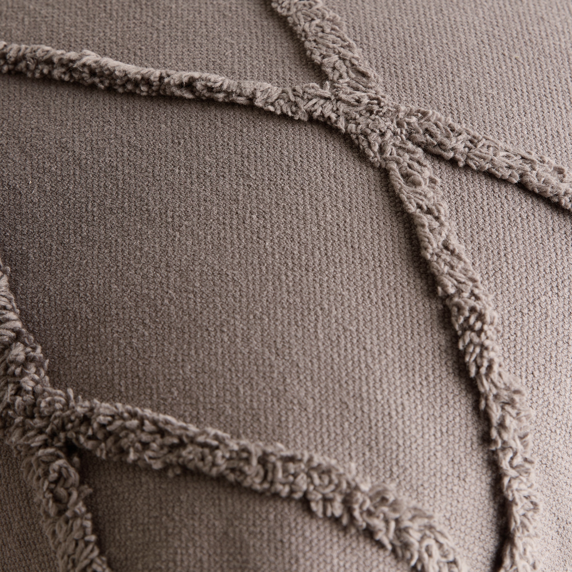 Funda de cojín Rombos Gris-4