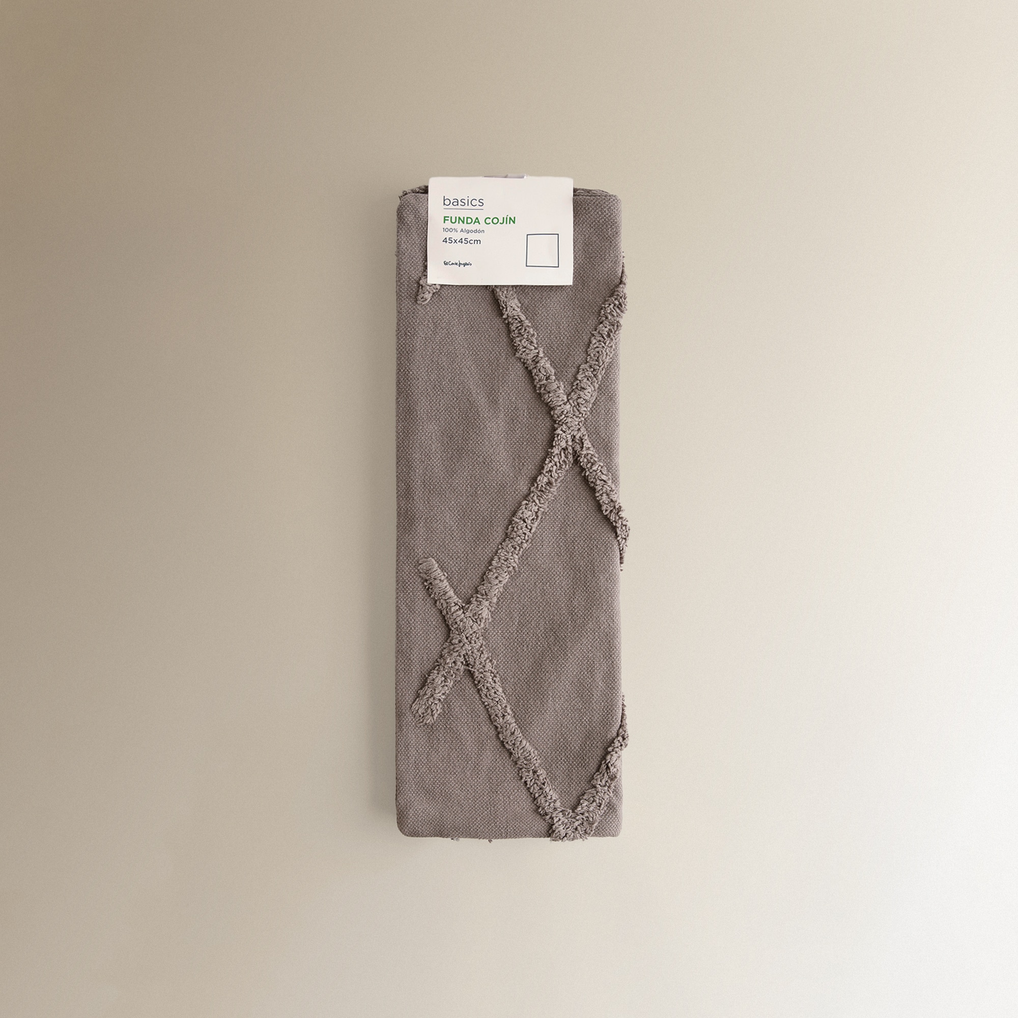 Funda de cojín Rombos Gris-6