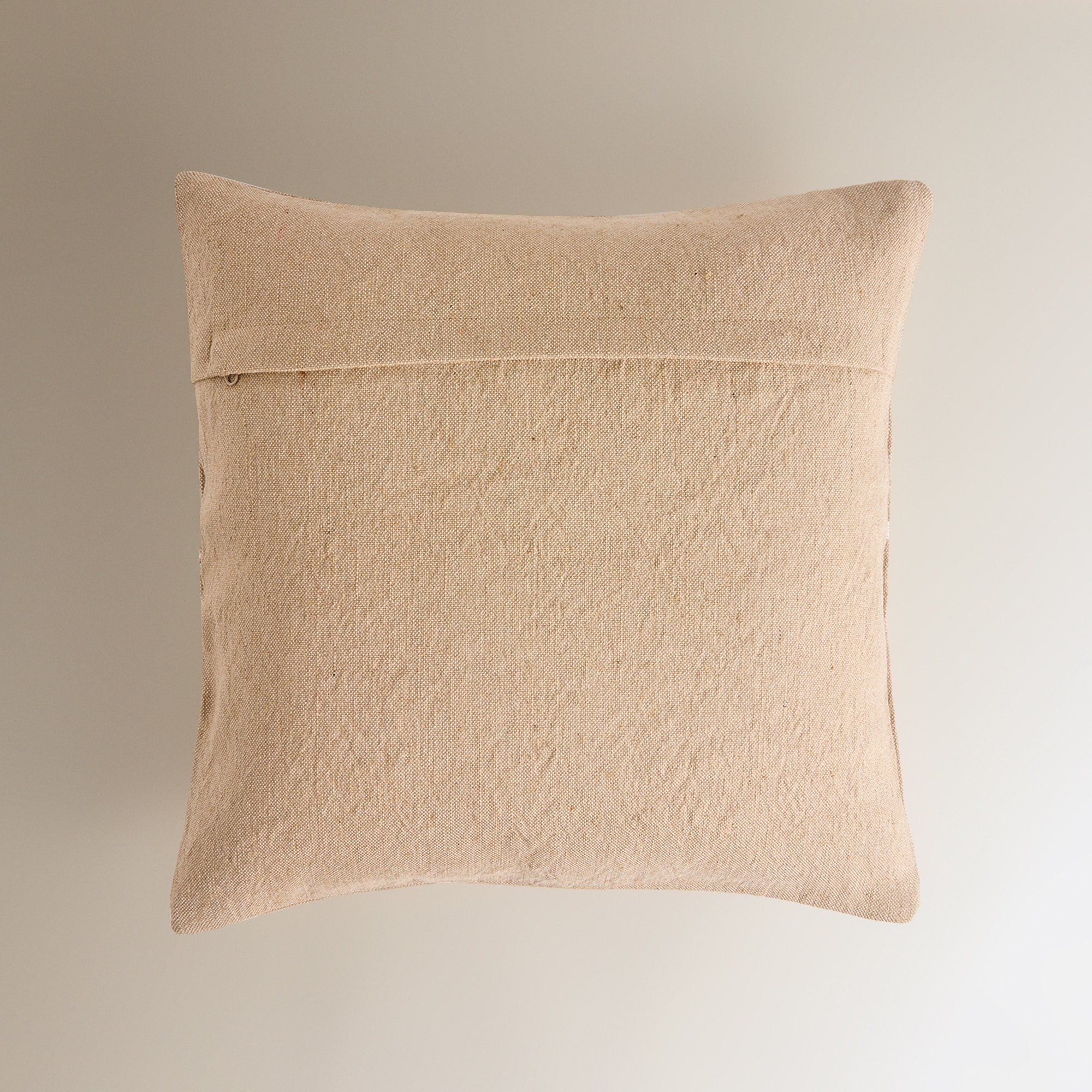 Funda de cojín bordada Layla Beige-5