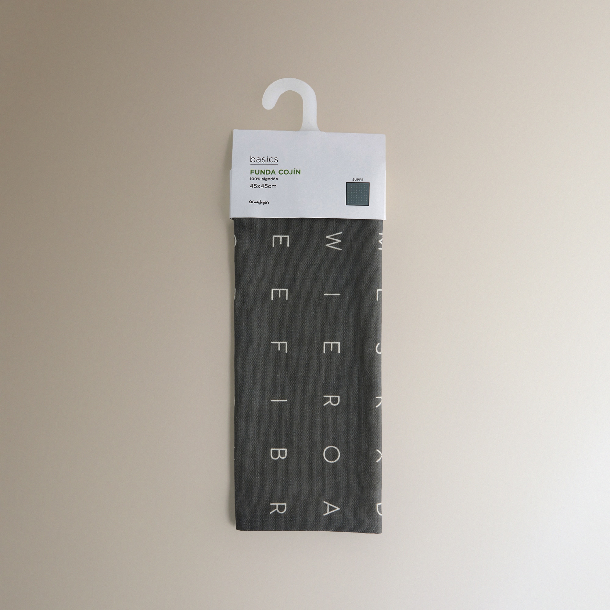 Capa de Almofada Suppe Cinzento-6