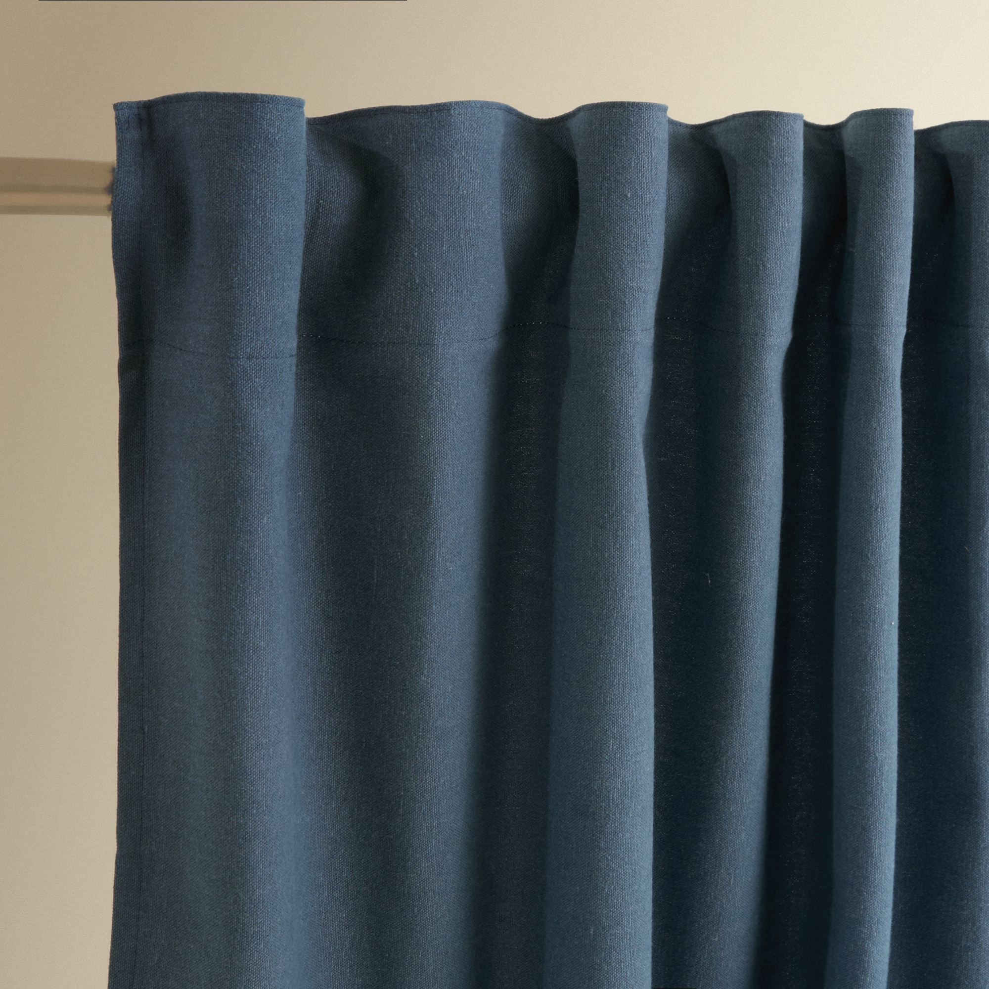 Cortina Confecionada com Sistema Multiusos Dali Azul-3