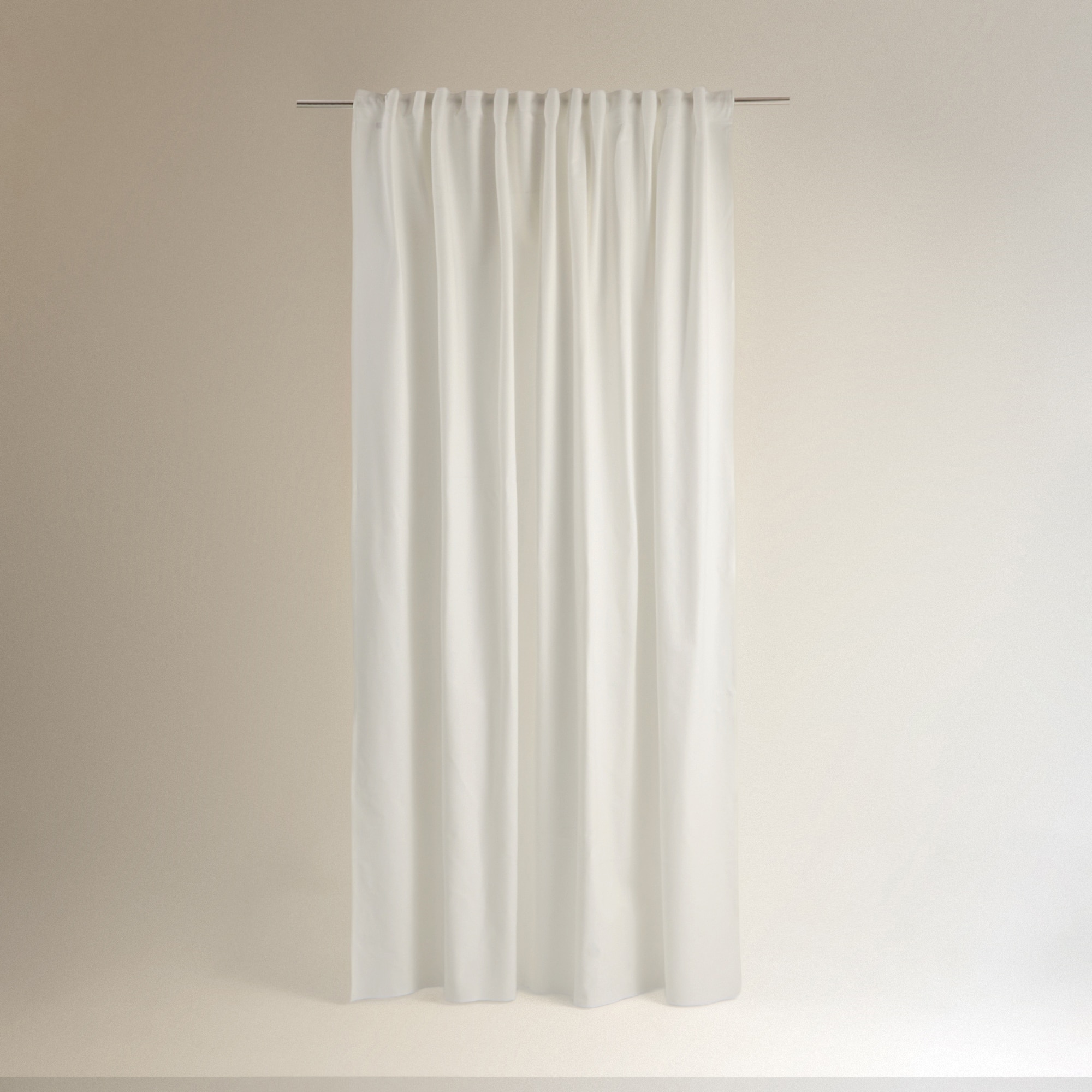 Cortina confeccionada con sistema multiusos Dalí - Blanco 180 x 280 cm Blanco-2
