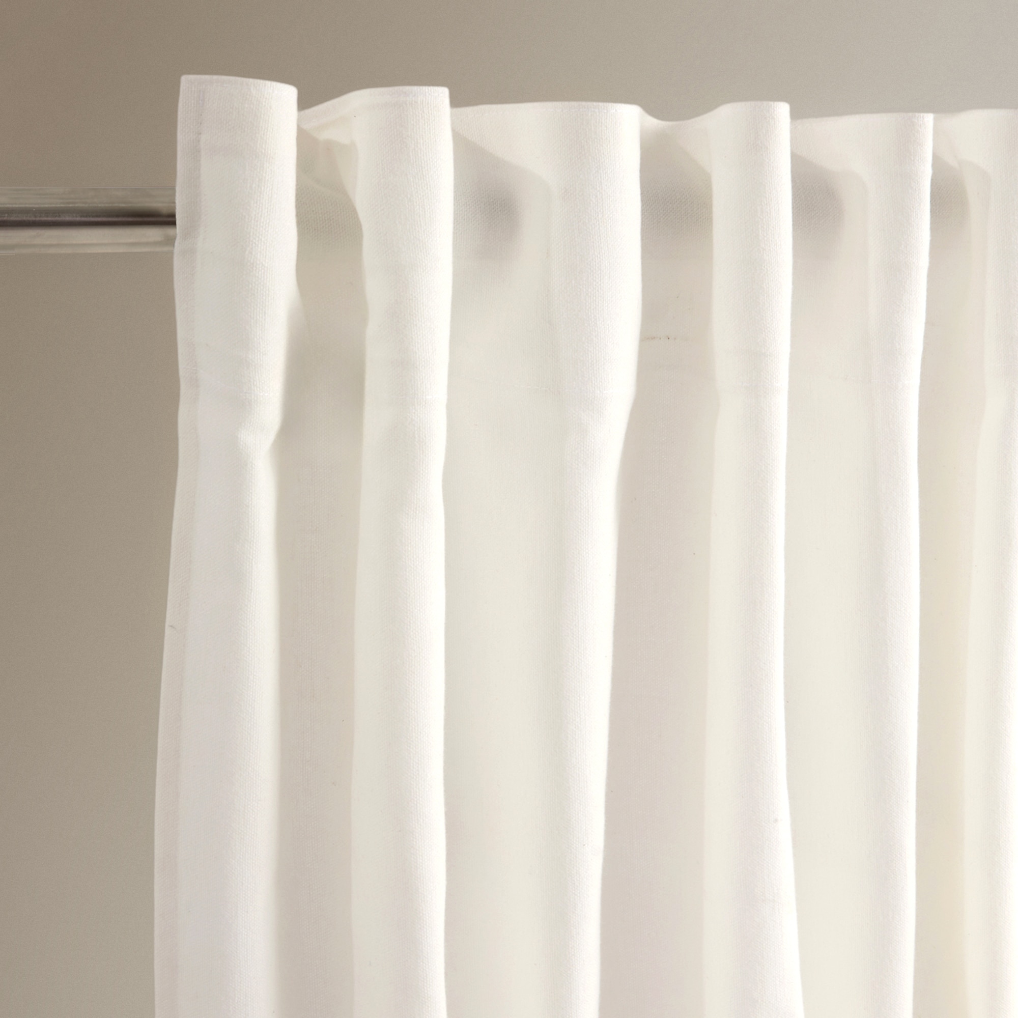 Cortina confeccionada con sistema multiusos Dalí - Blanco 180 x 280 cm Blanco-3