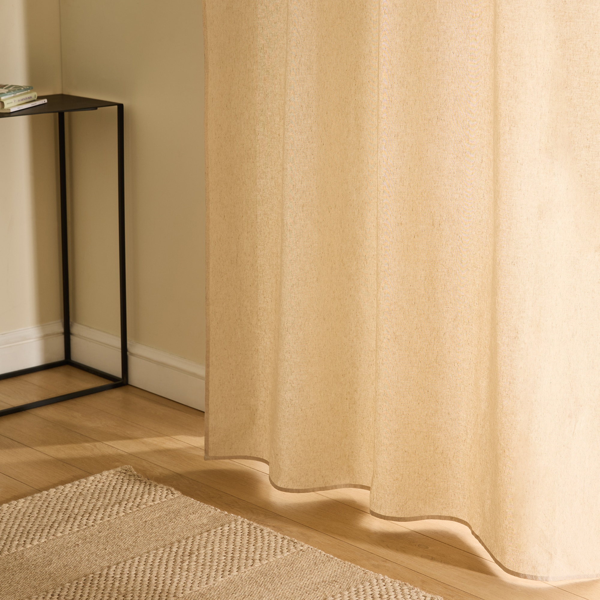 Imagem 0 de Cortina confeccionada com argolas Basic El Corte Inglés