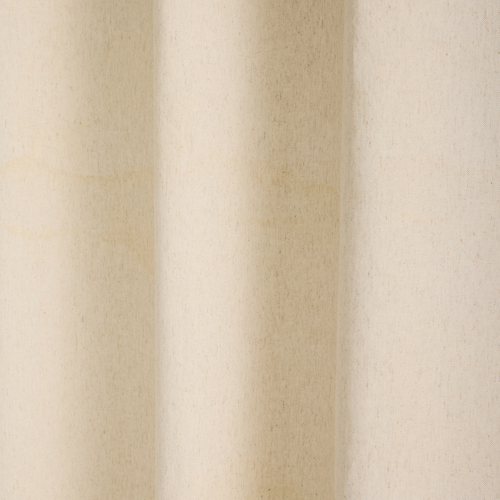 Cortina confeccionada com argolas Basic El Corte Inglés Linho-6