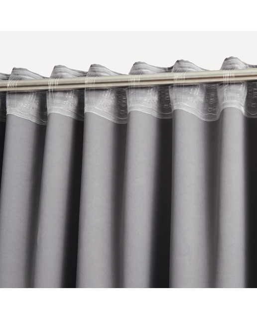 Cortina con sistema multiusos Black Out El Corte Inglés - Gris marengo 280 x 300 cm Gris marengo-3