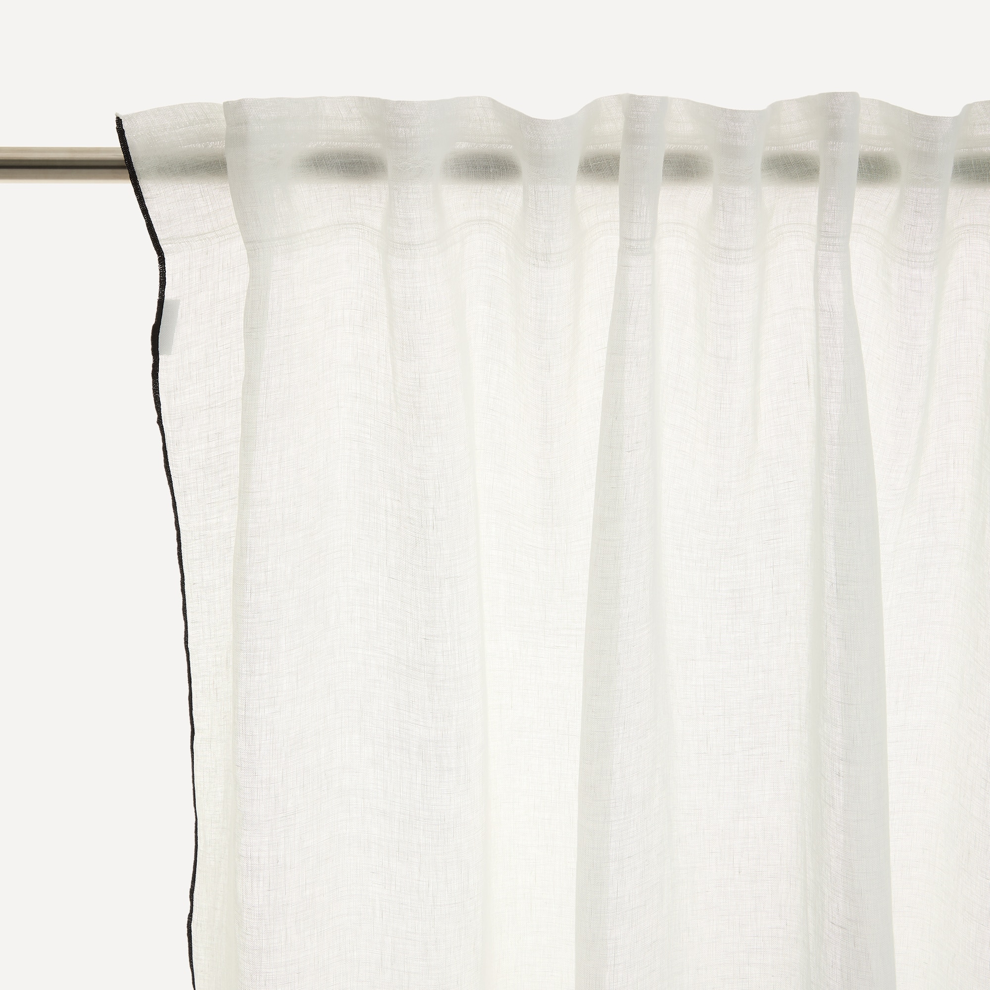 Visillo con sistema multiusos Overlock El Corte Inglés - Blanco 180 x 270 cm Blanco-2