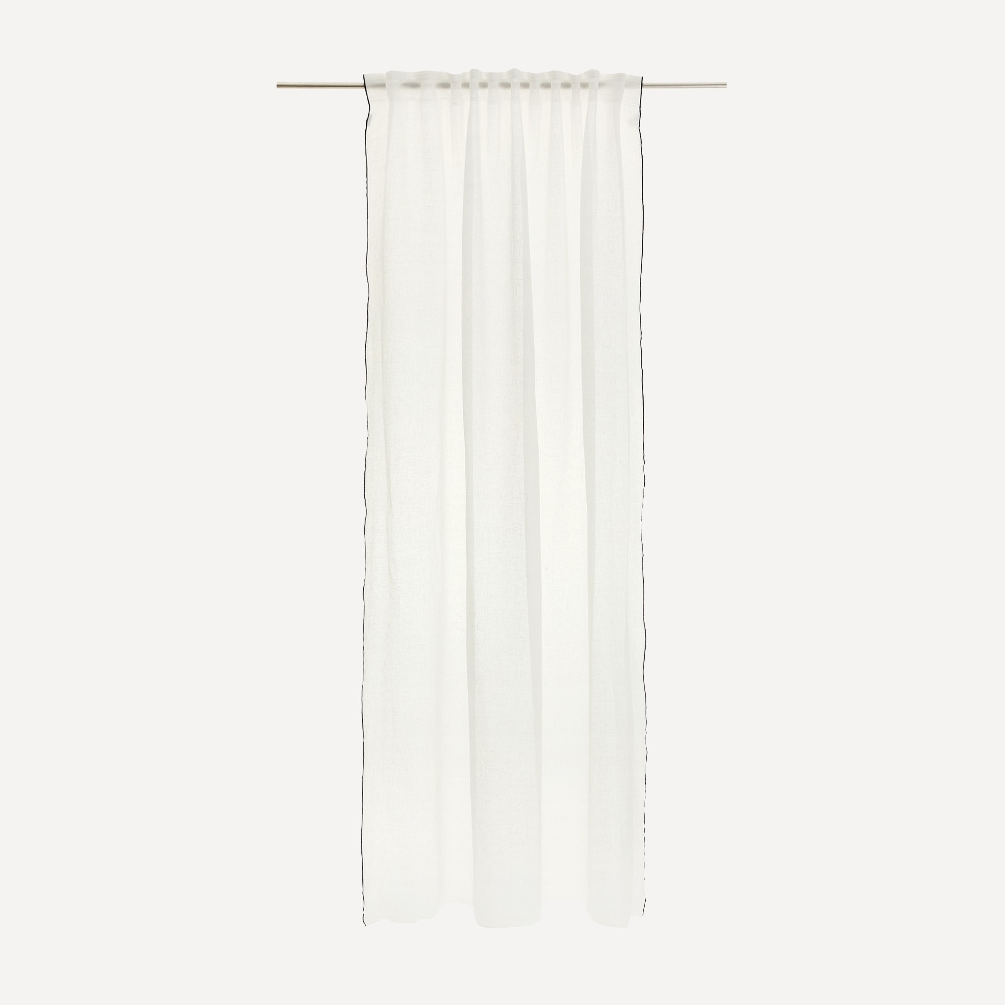Visillo con sistema multiusos Overlock El Corte Inglés - Blanco 180 x 270 cm Blanco-4