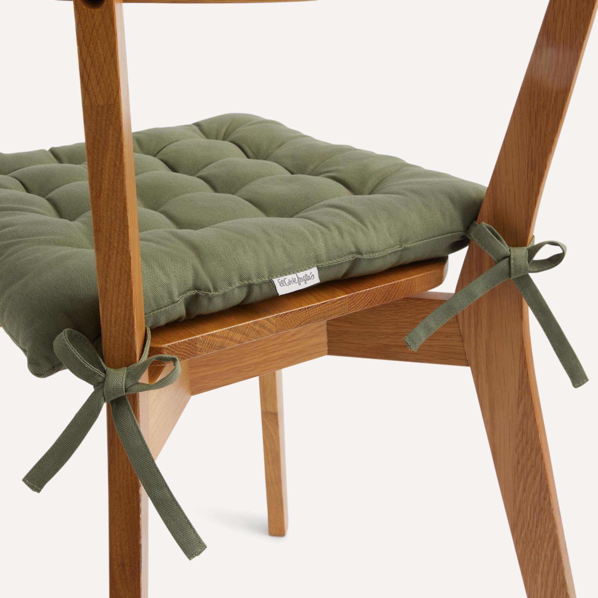 Cojín para silla Nallado 20 El Corte Inglés - Verde 40 x 5 x 40 cm Verde-2